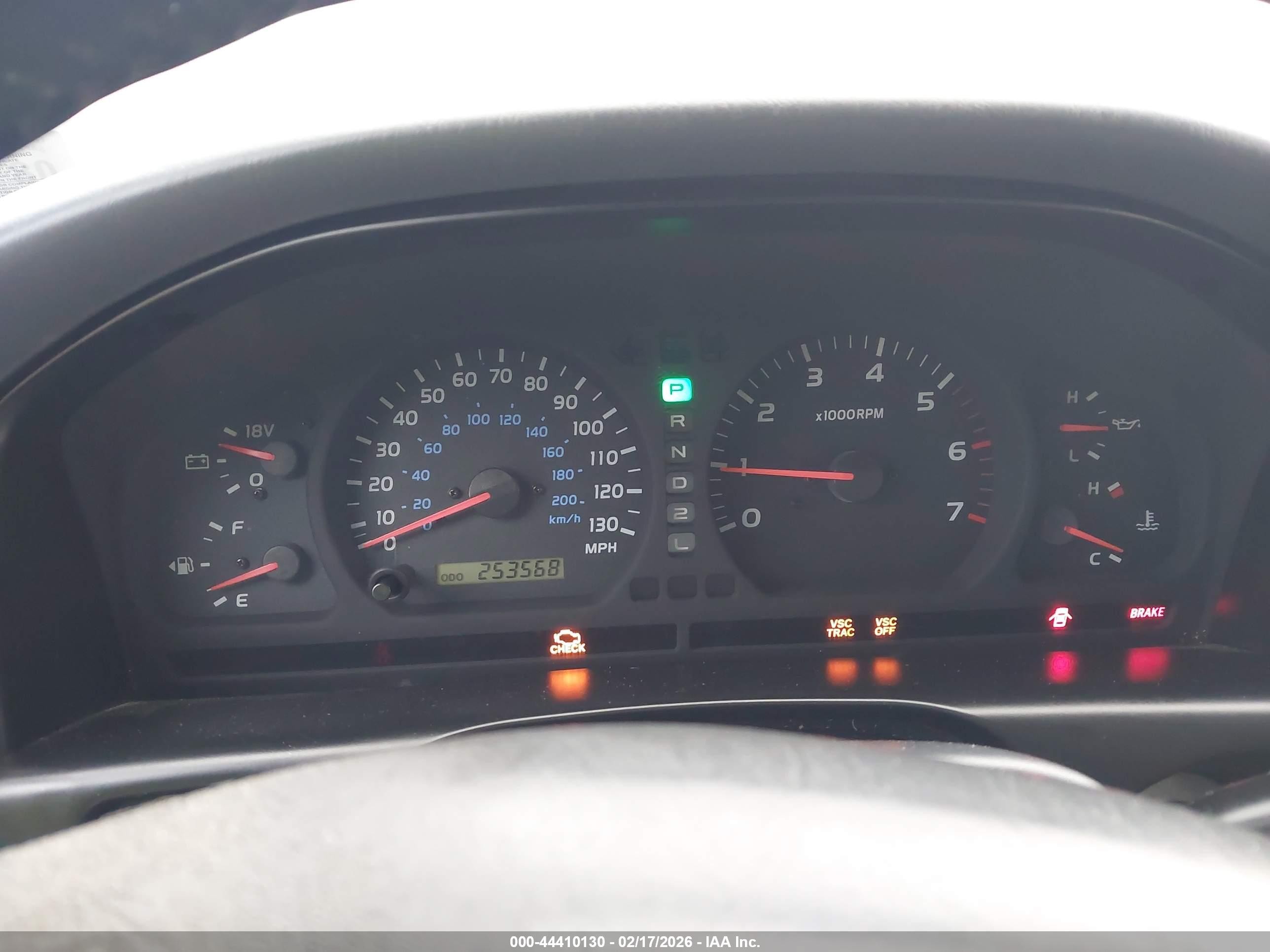 2001 Toyota Land Cruiser   Green vin: JTEHT05J712001367