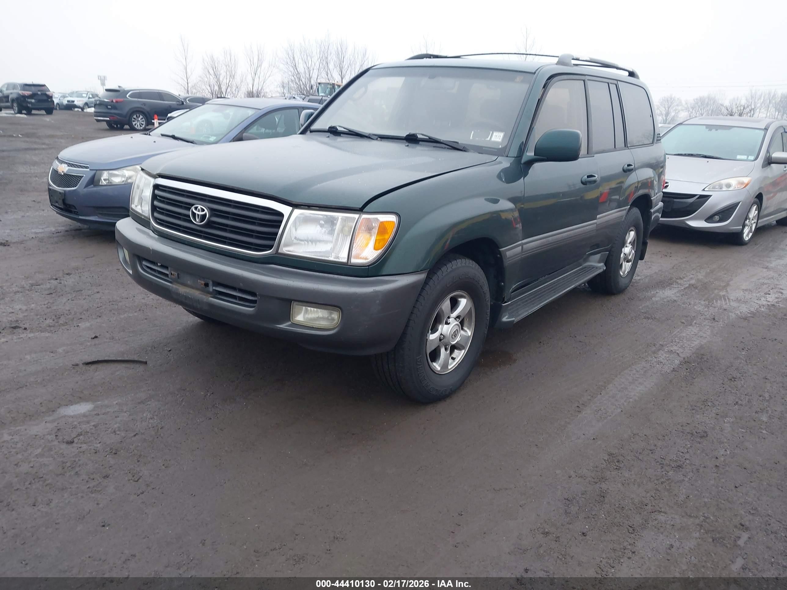 2001 Toyota Land Cruiser   Green vin: JTEHT05J712001367