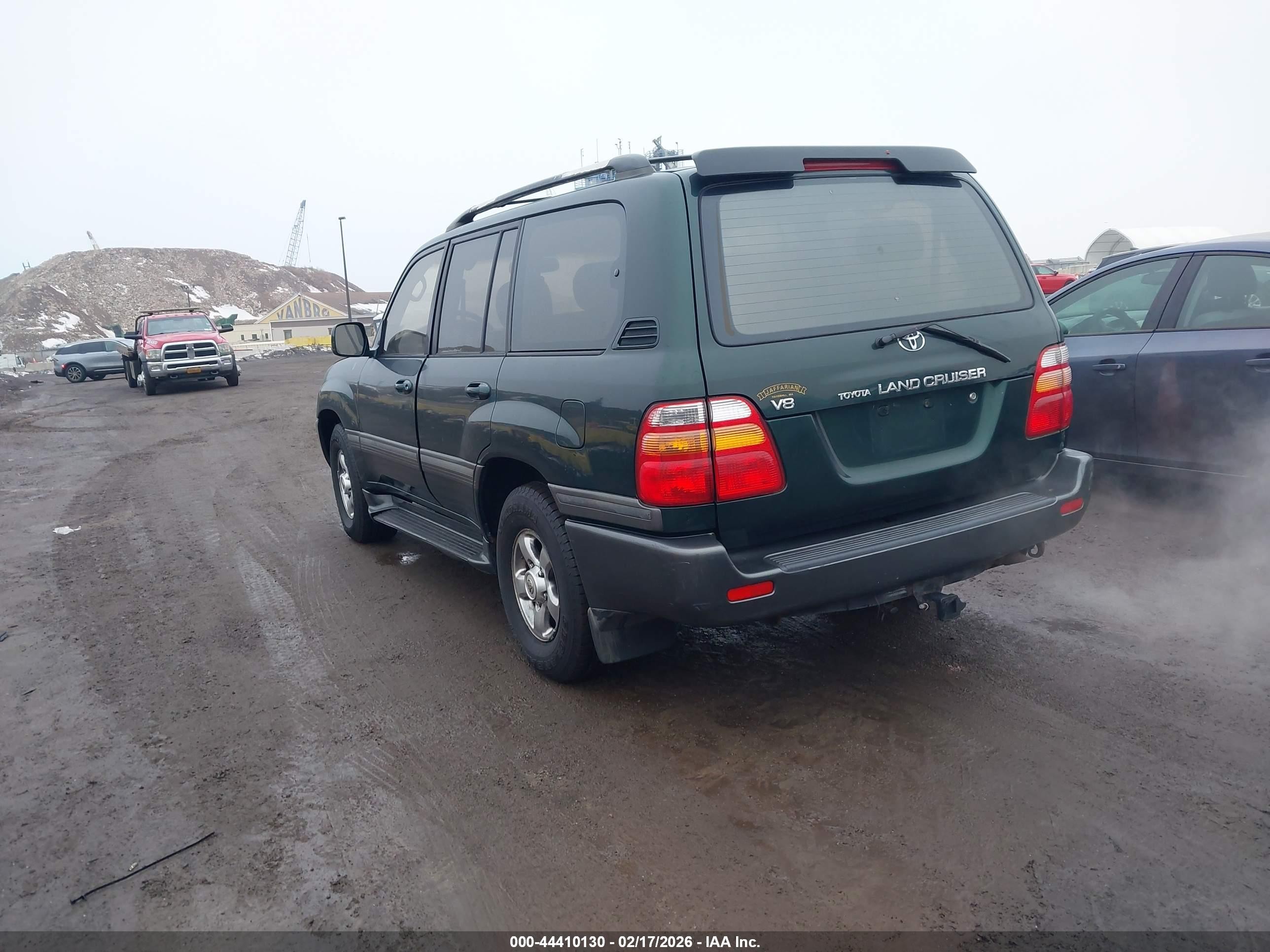 2001 Toyota Land Cruiser   Green vin: JTEHT05J712001367