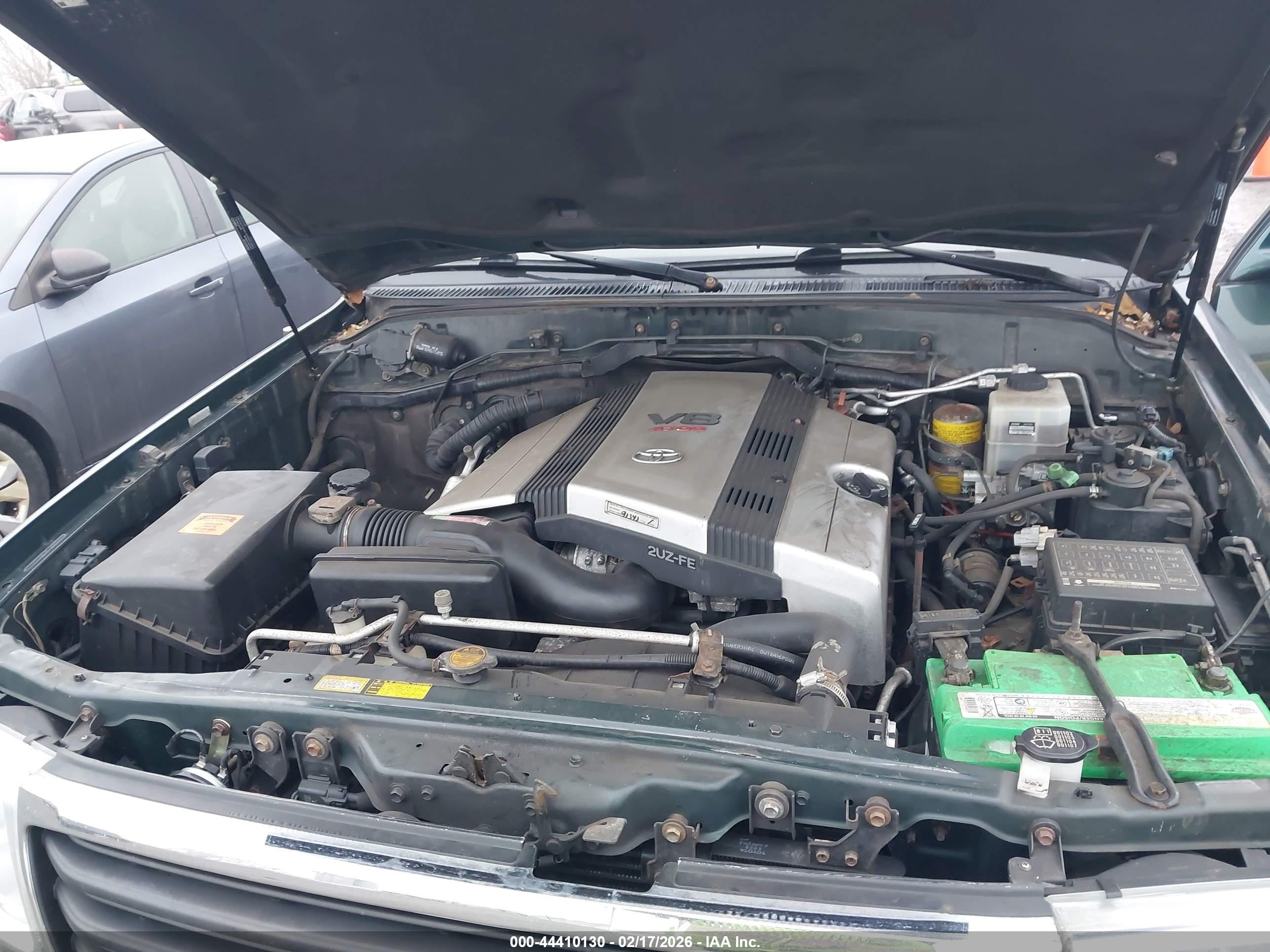 2001 Toyota Land Cruiser   Green vin: JTEHT05J712001367