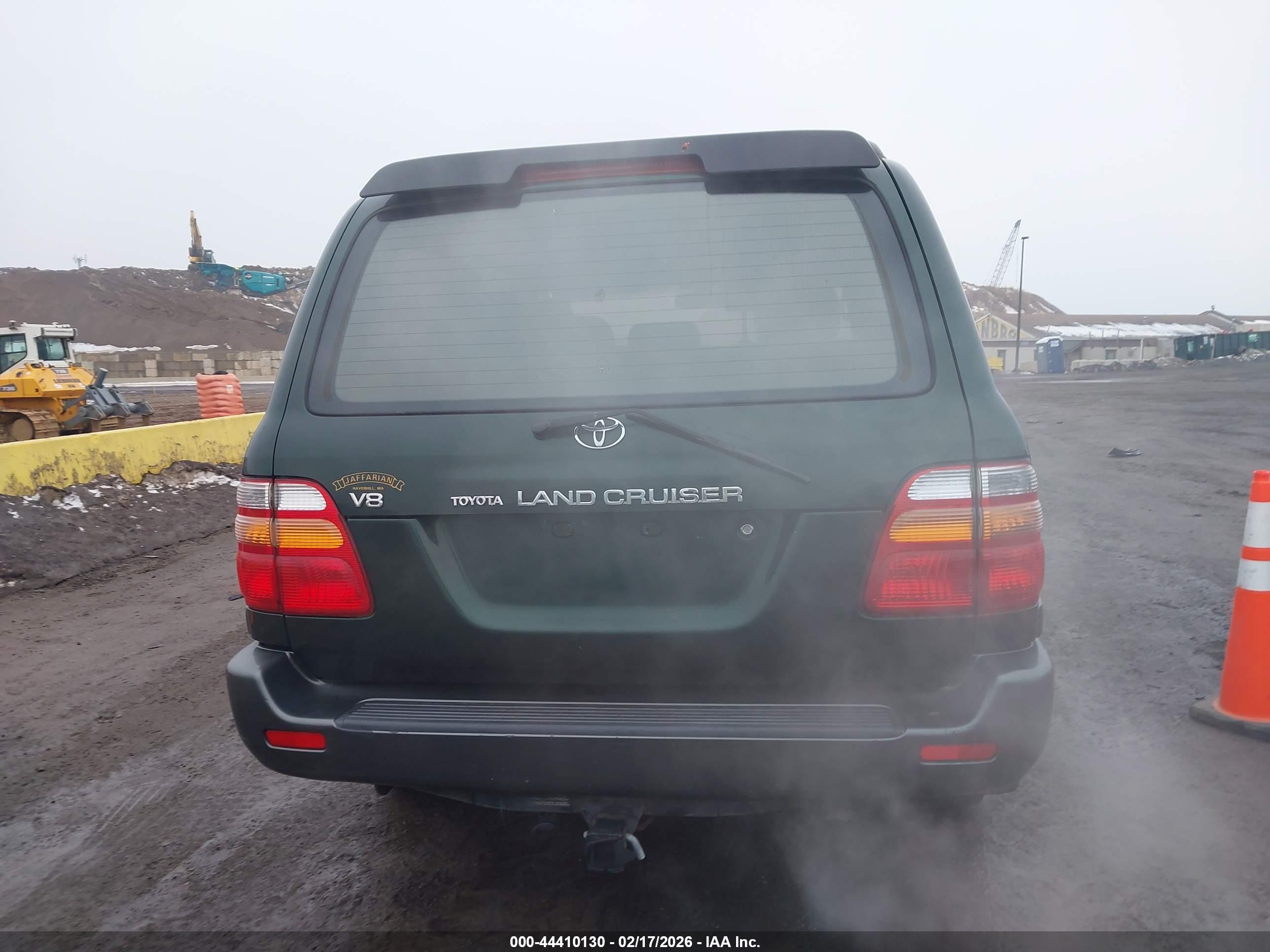 2001 Toyota Land Cruiser   Green vin: JTEHT05J712001367