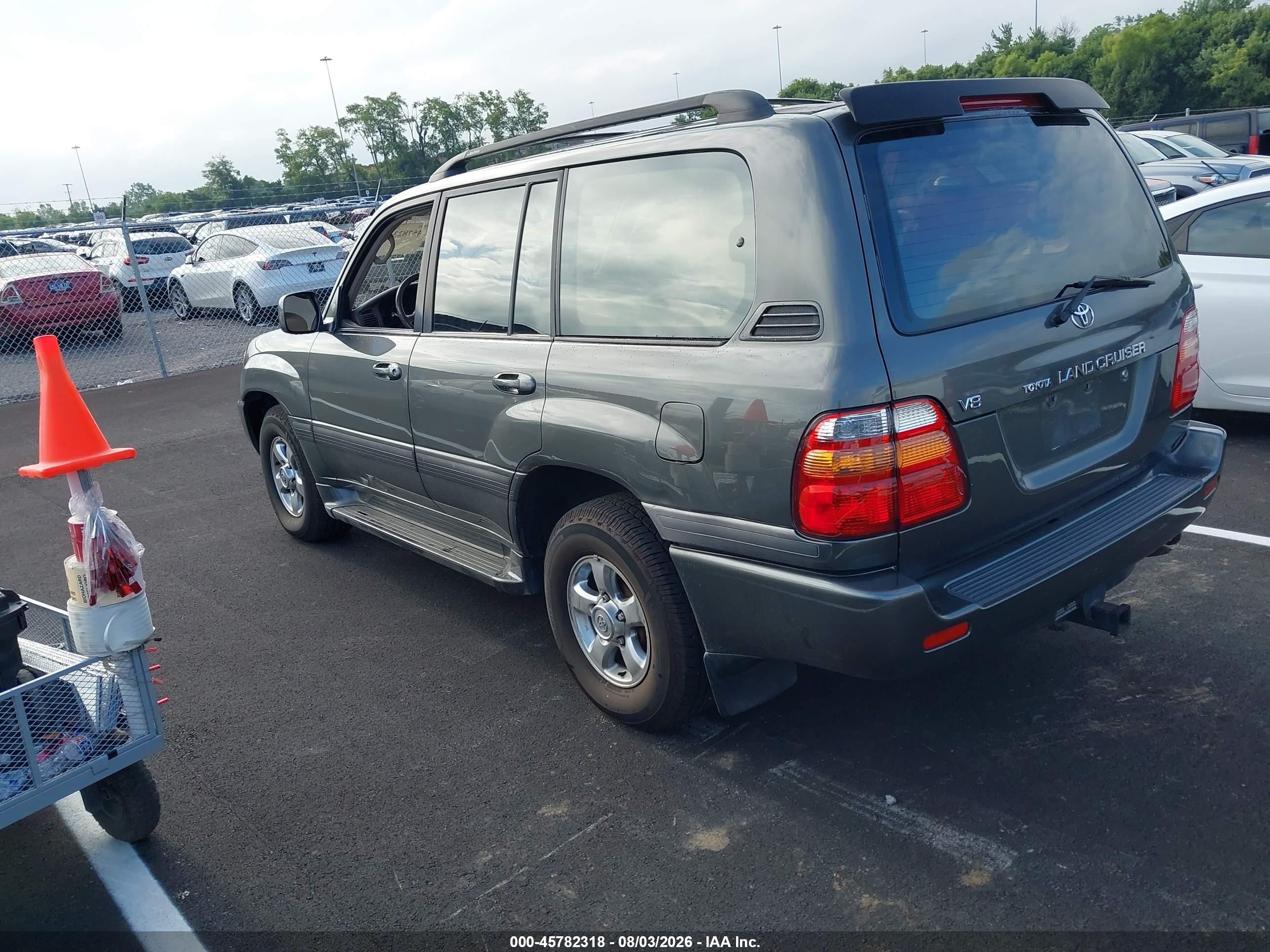 2001 Toyota Land Cruiser   Gray vin: JTEHT05J712002308