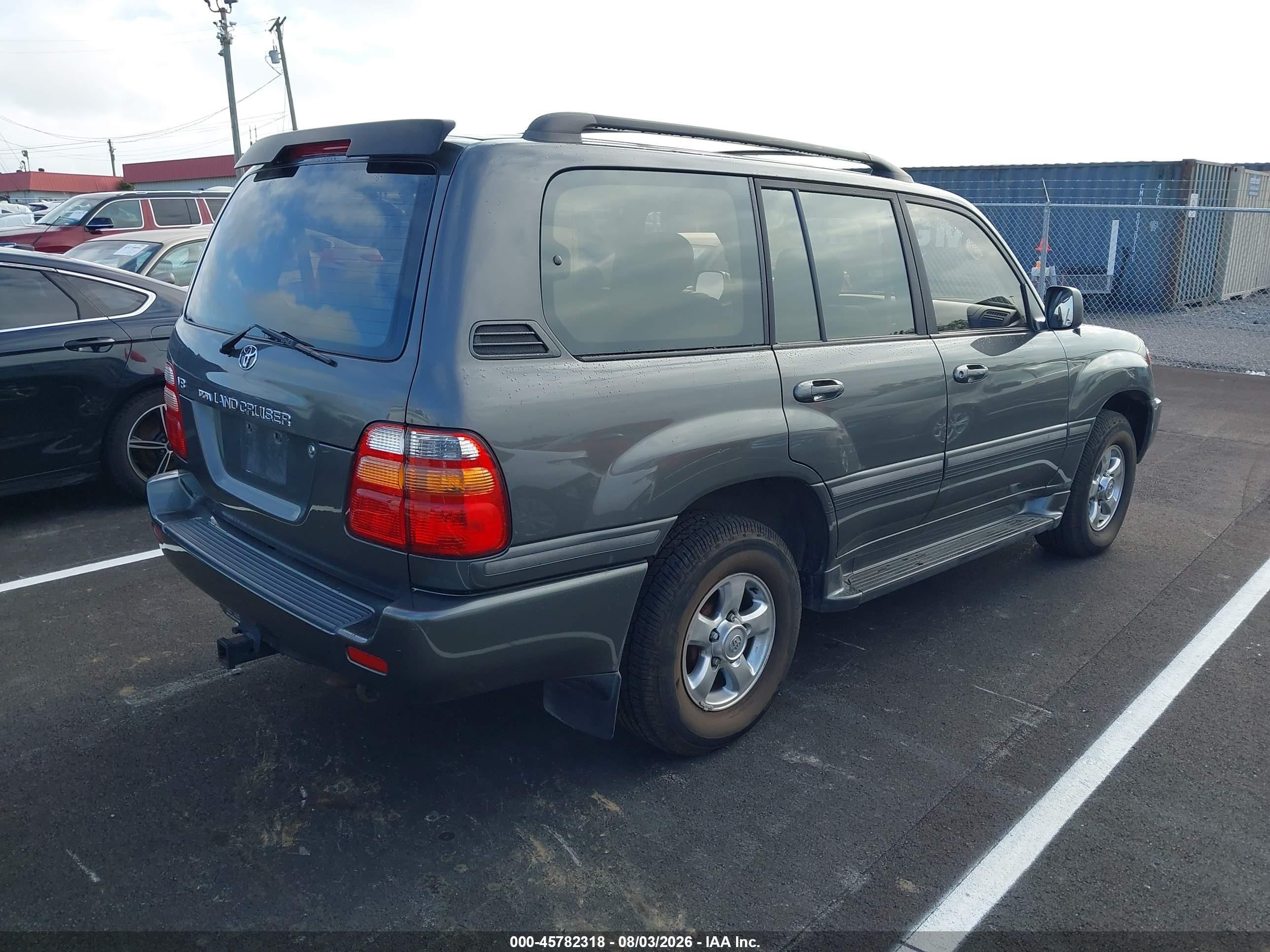 2001 Toyota Land Cruiser   Gray vin: JTEHT05J712002308