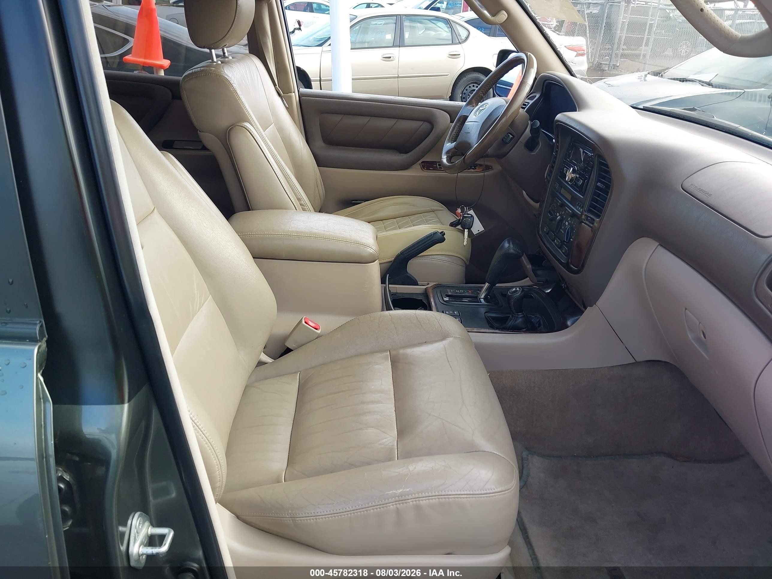 2001 Toyota Land Cruiser   Gray vin: JTEHT05J712002308