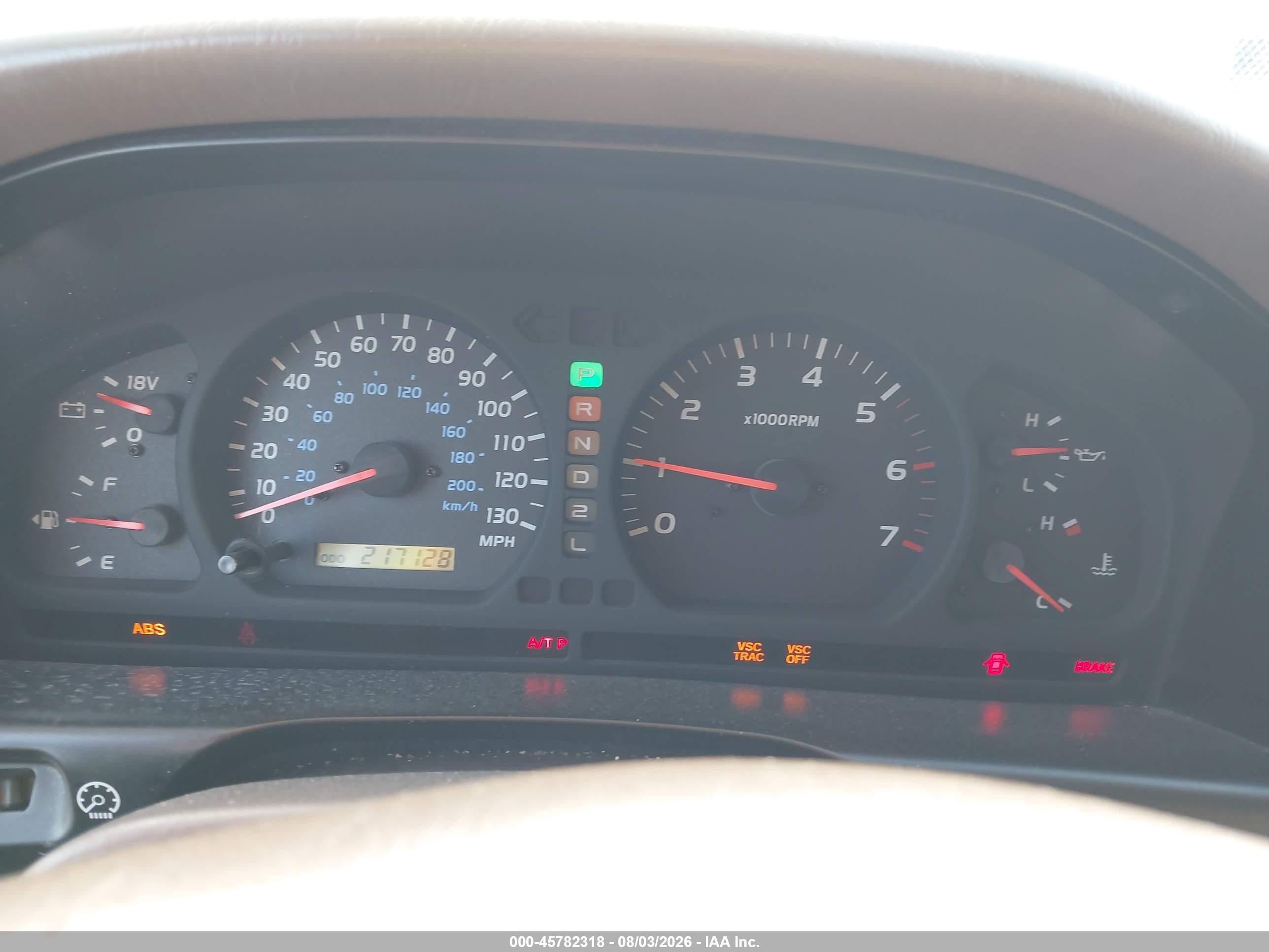 2001 Toyota Land Cruiser   Gray vin: JTEHT05J712002308