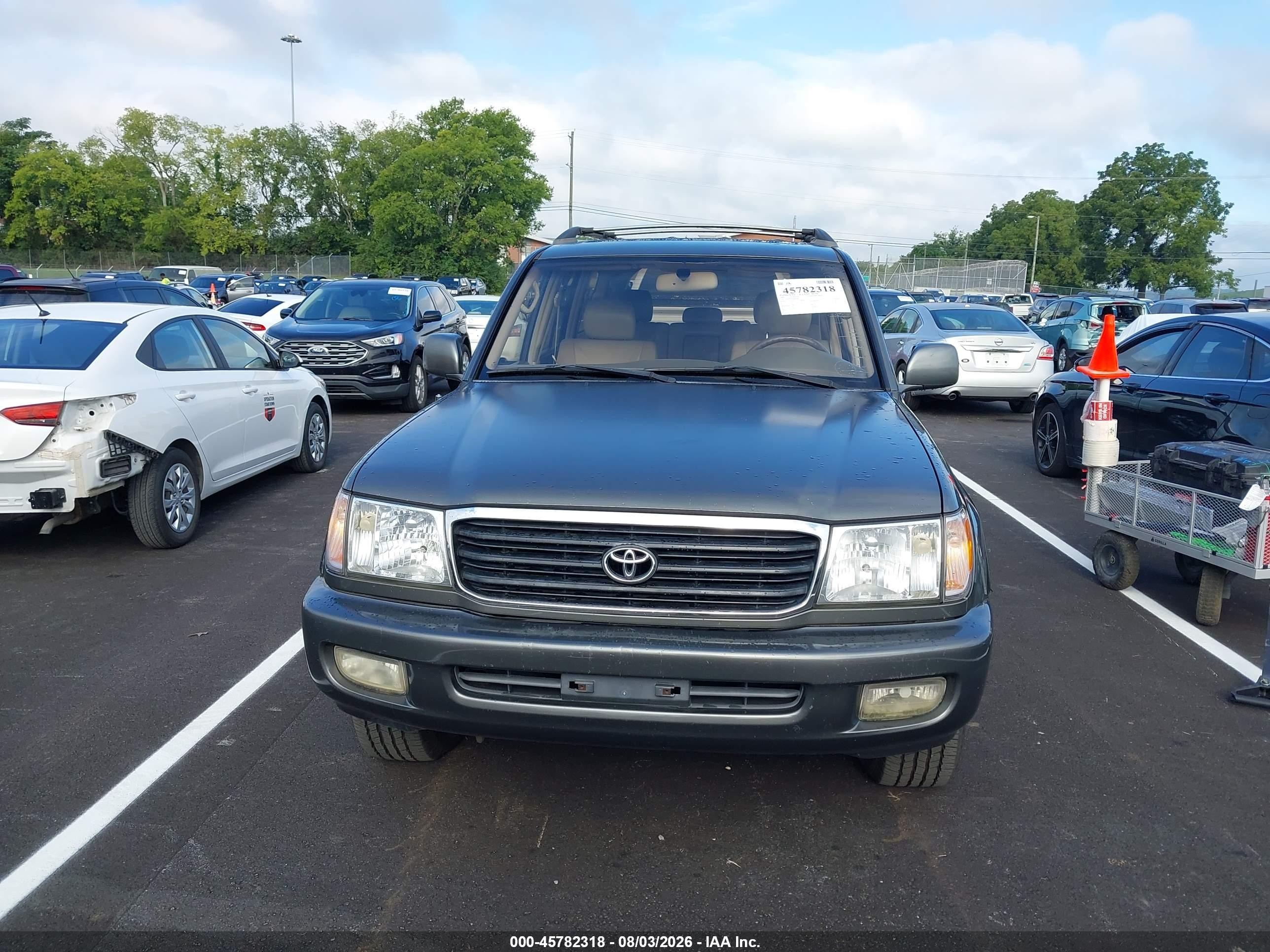2001 Toyota Land Cruiser   Gray vin: JTEHT05J712002308