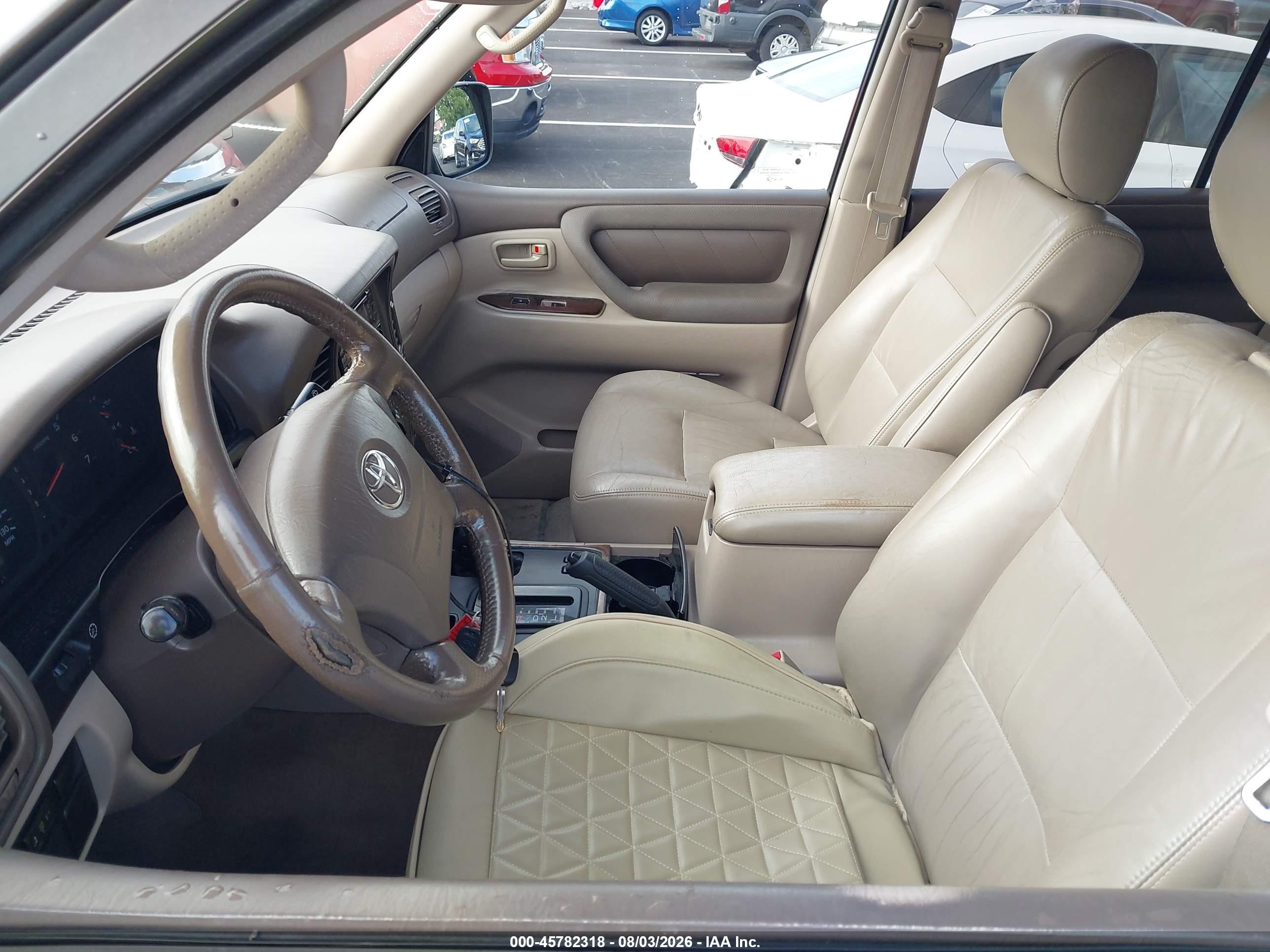 2001 Toyota Land Cruiser   Gray vin: JTEHT05J712002308