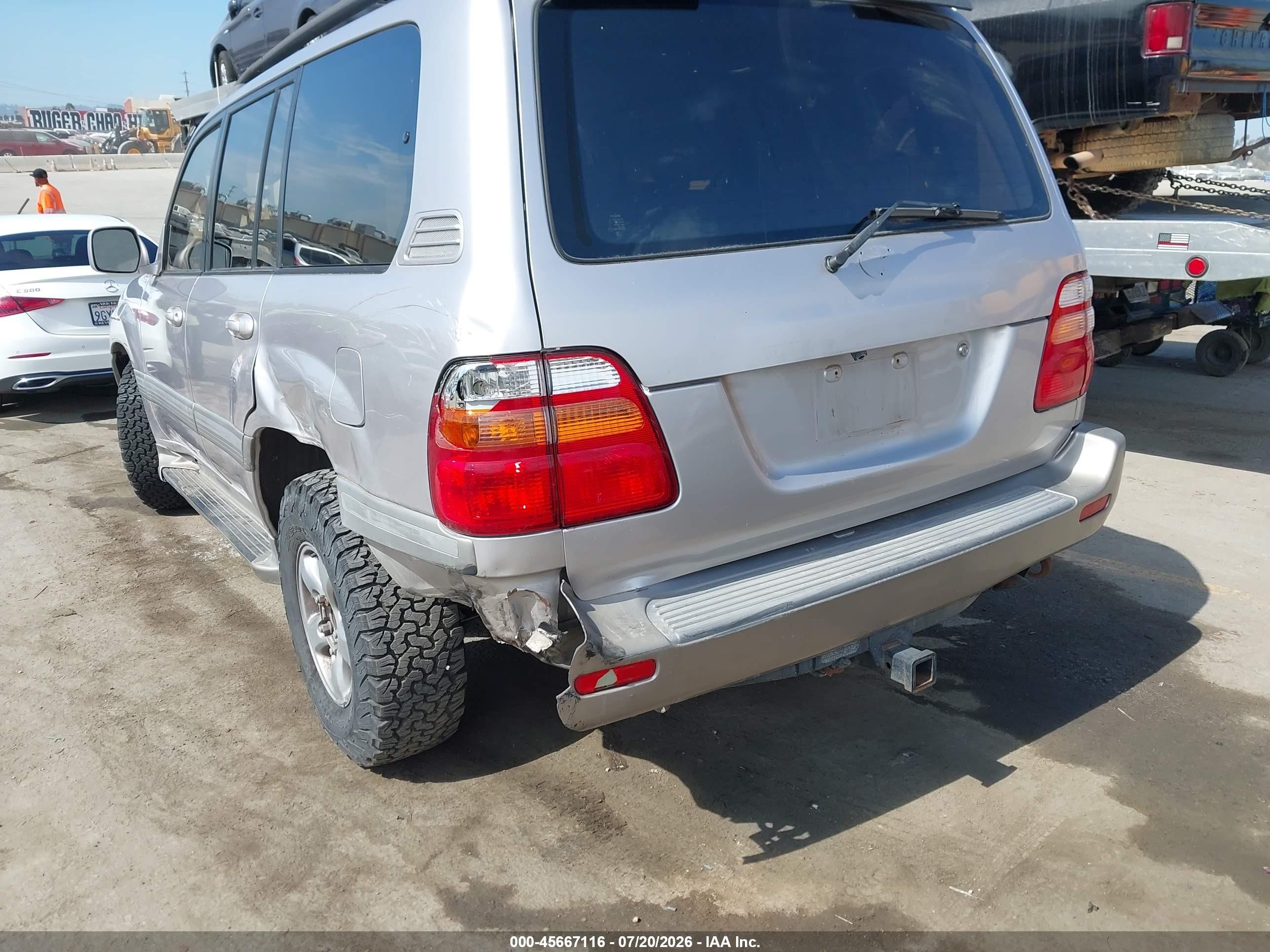 2001 Toyota Land Cruiser   Beige vin: JTEHT05J712003703