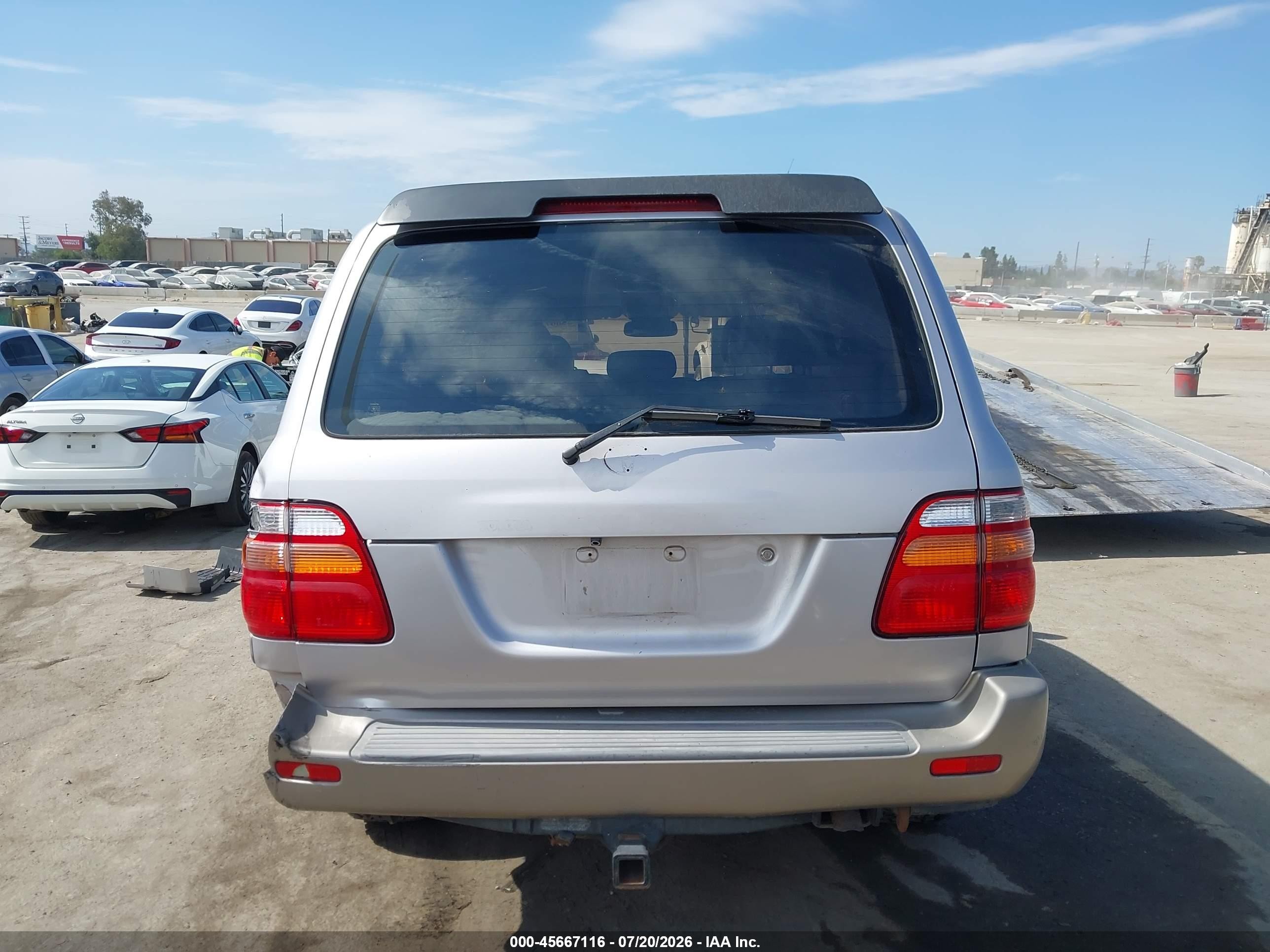 2001 Toyota Land Cruiser   Beige vin: JTEHT05J712003703
