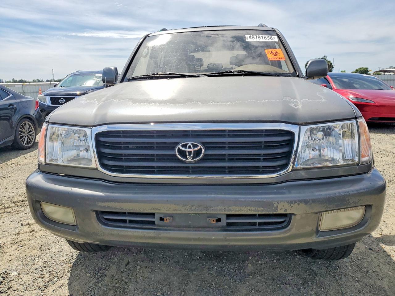 2002 Toyota Land Cruiser Base Gray vin: JTEHT05J722024245