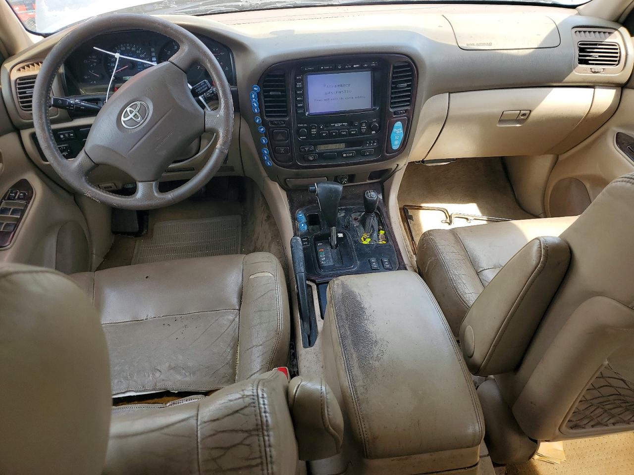 2002 Toyota Land Cruiser Base Gray vin: JTEHT05J722024245