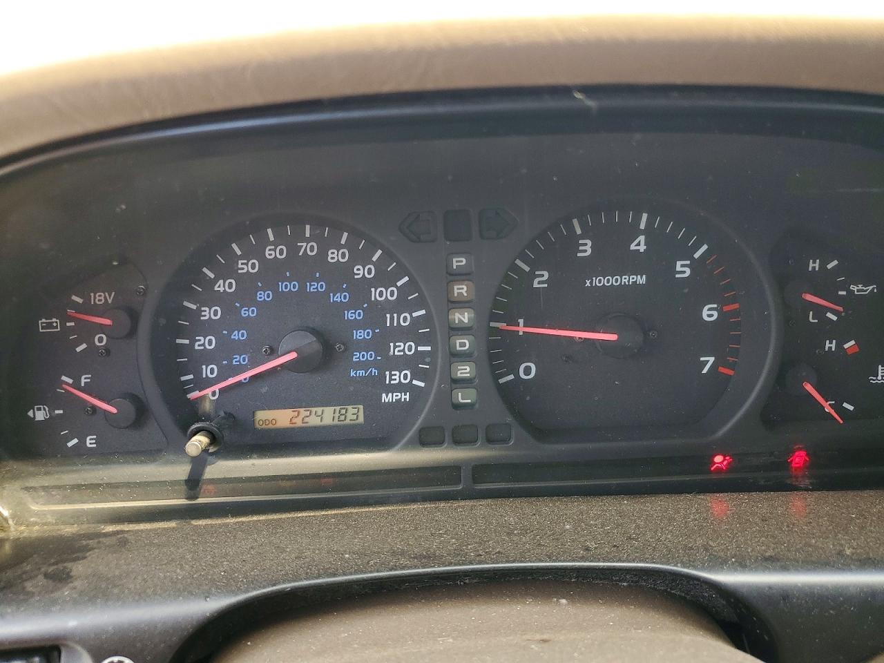 2002 Toyota Land Cruiser Base Gray vin: JTEHT05J722024245