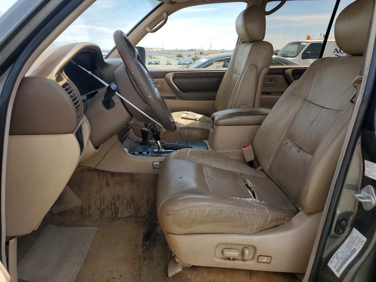 2002 Toyota Land Cruiser Base Gray vin: JTEHT05J722024245
