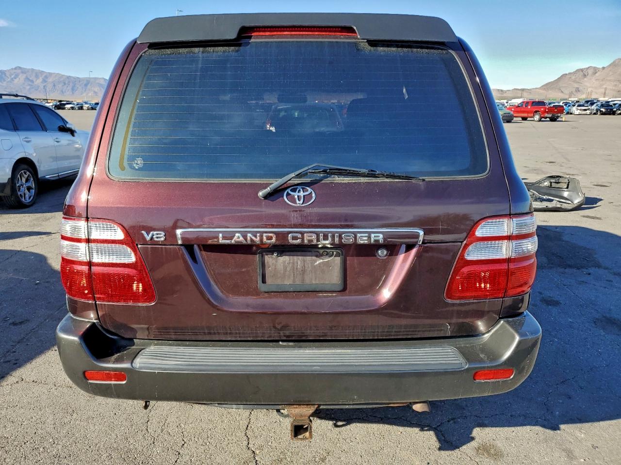 2003 Toyota Land Cruiser Maroon vin: JTEHT05J732045727