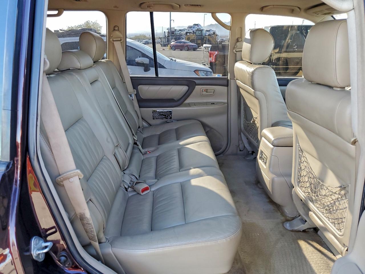 2003 Toyota Land Cruiser Maroon vin: JTEHT05J732045727