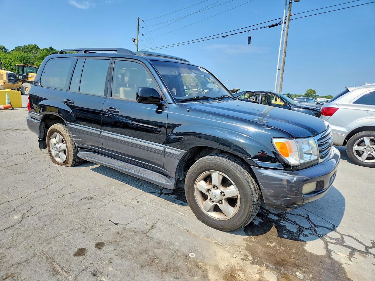 2003 Toyota Land Cruiser Base Черный vin: JTEHT05J732048238