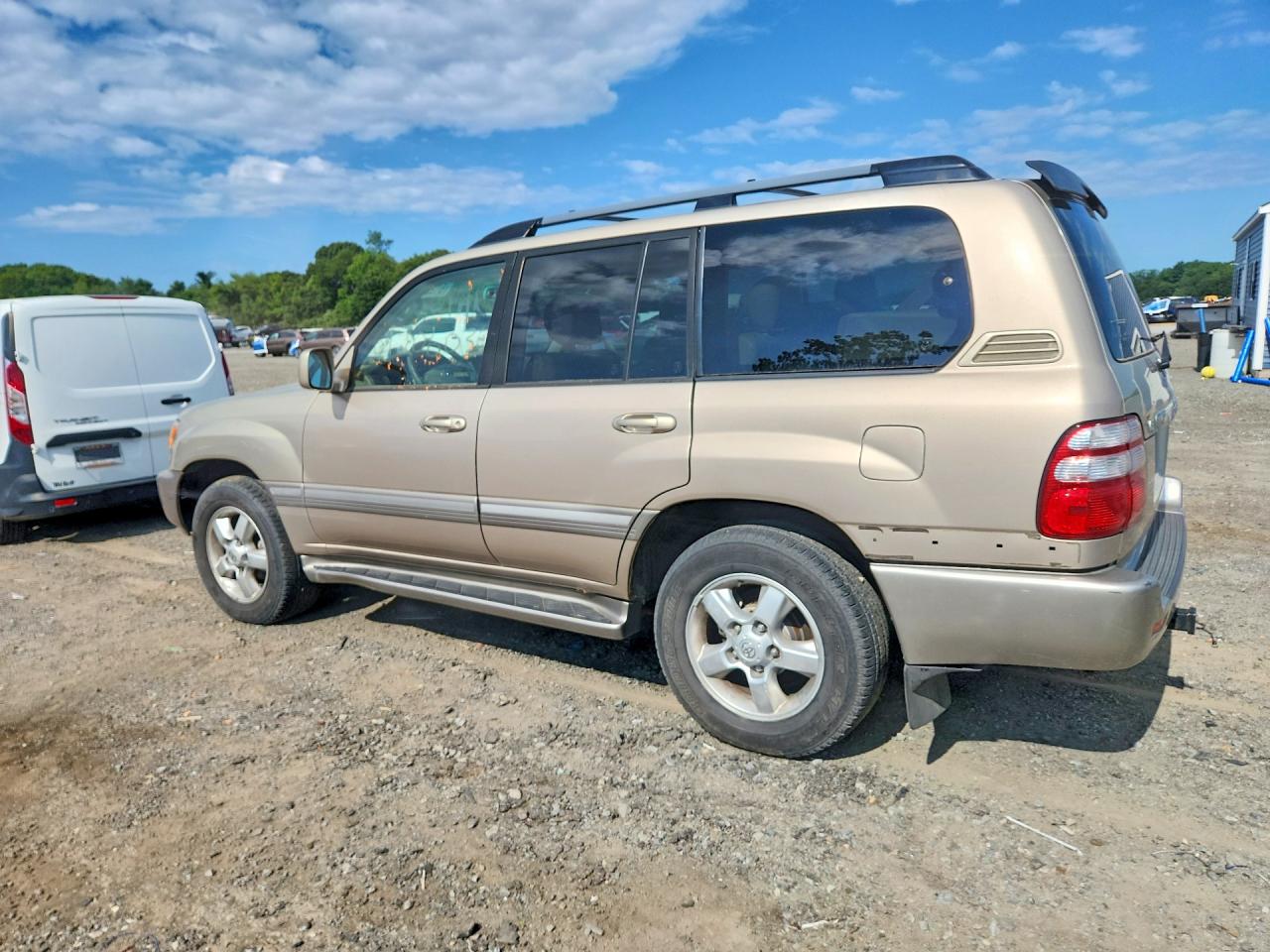 2004 Toyota Land Cruiser Base Silver vin: JTEHT05J742062173