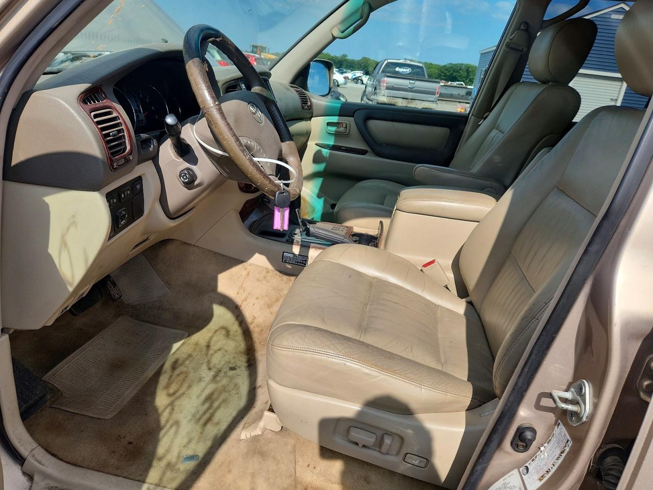 2004 Toyota Land Cruiser Base Silver vin: JTEHT05J742062173