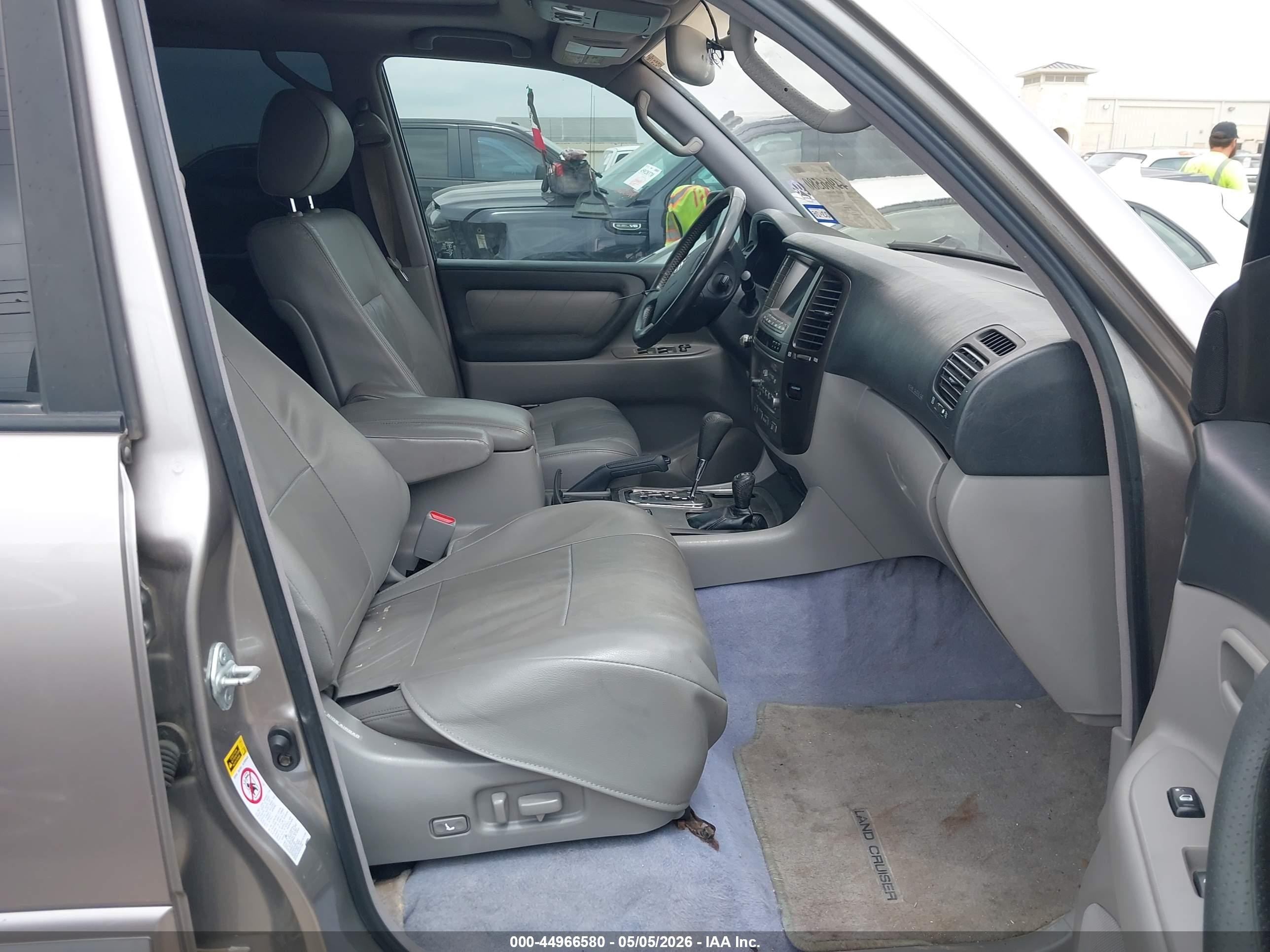 2004 Toyota Land Cruiser   Gray vin: JTEHT05J742063890