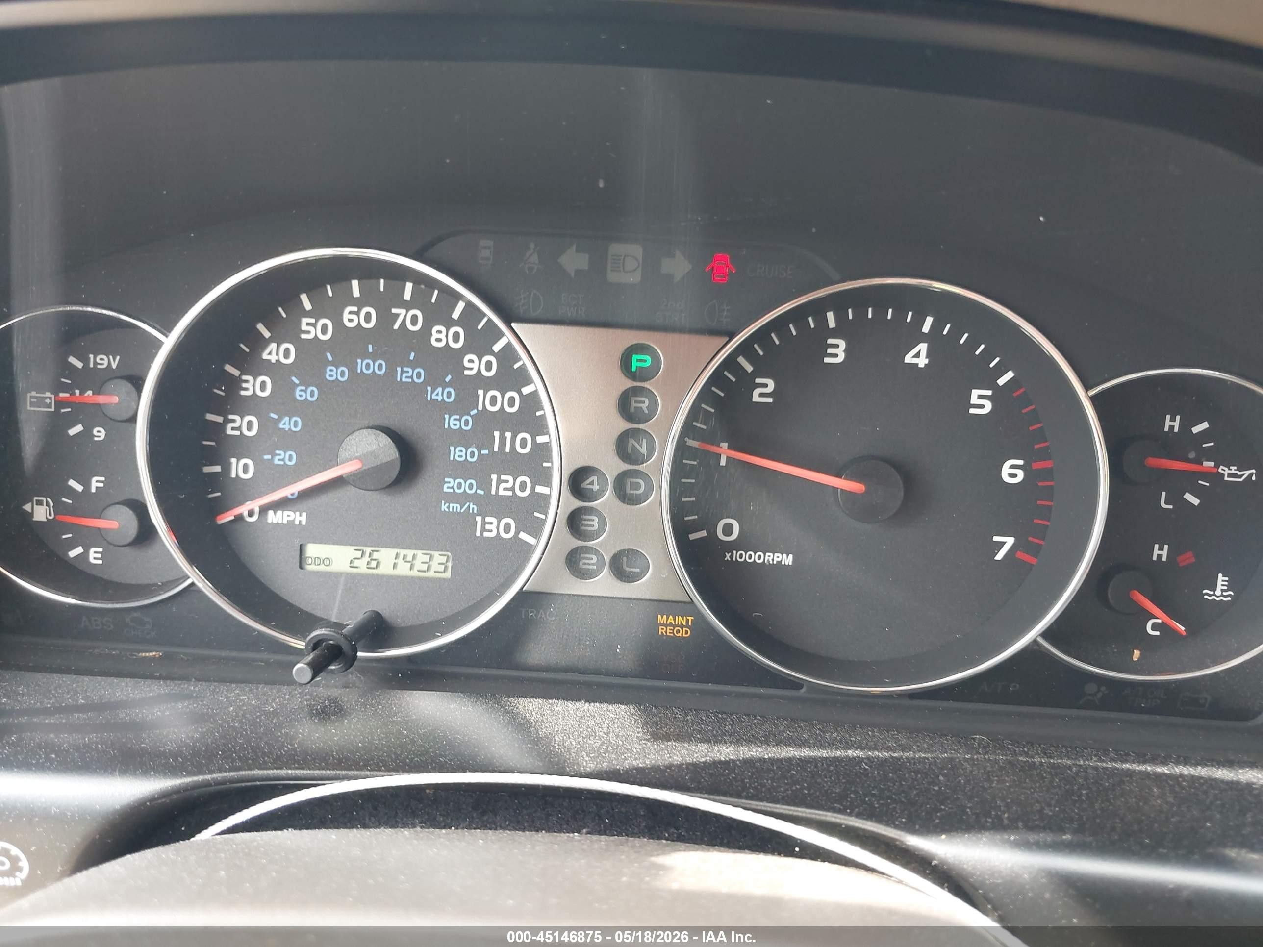 2004 Toyota Land Cruiser   Черный vin: JTEHT05J742067096
