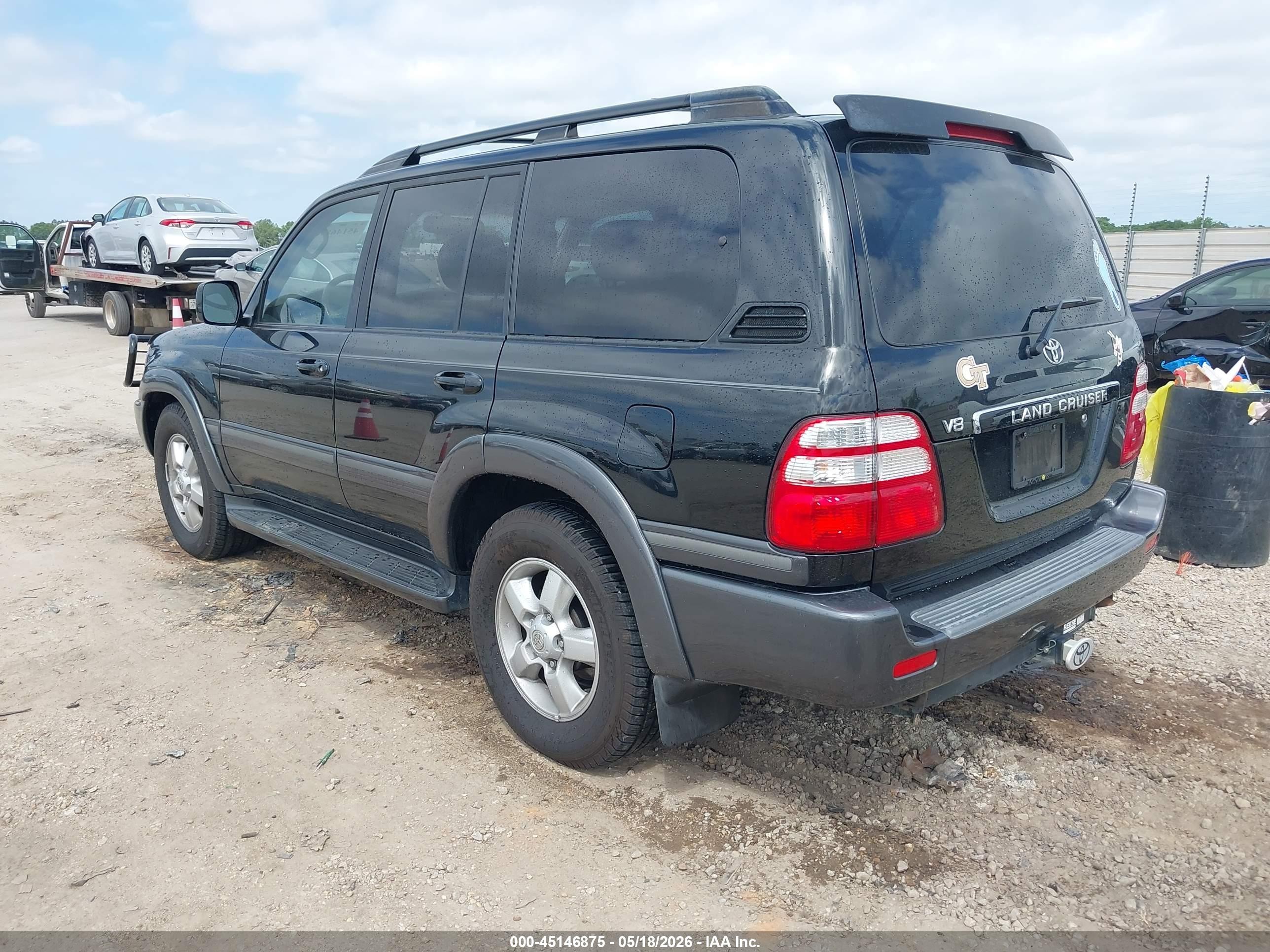 2004 Toyota Land Cruiser   Черный vin: JTEHT05J742067096