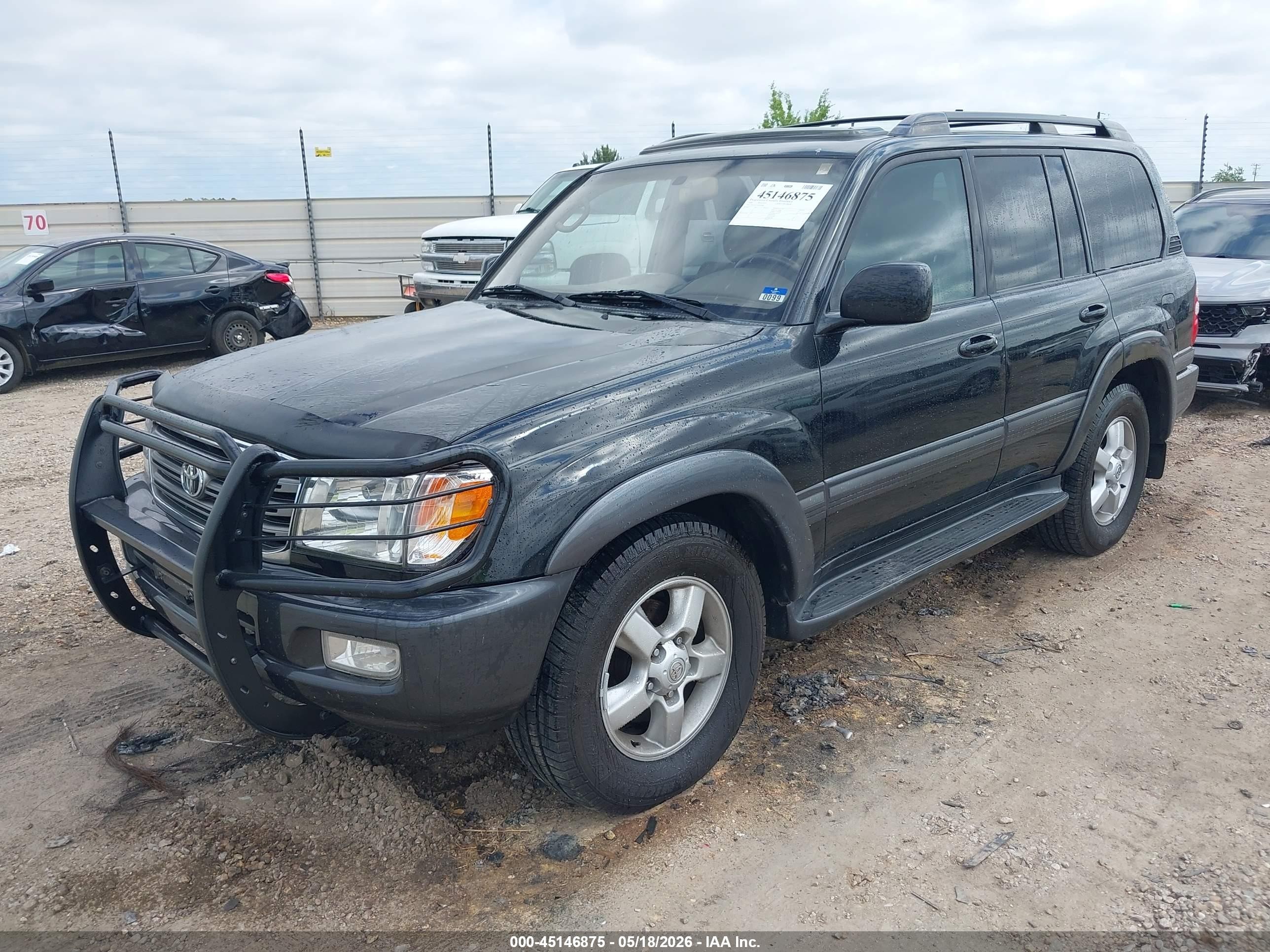 2004 Toyota Land Cruiser   Черный vin: JTEHT05J742067096