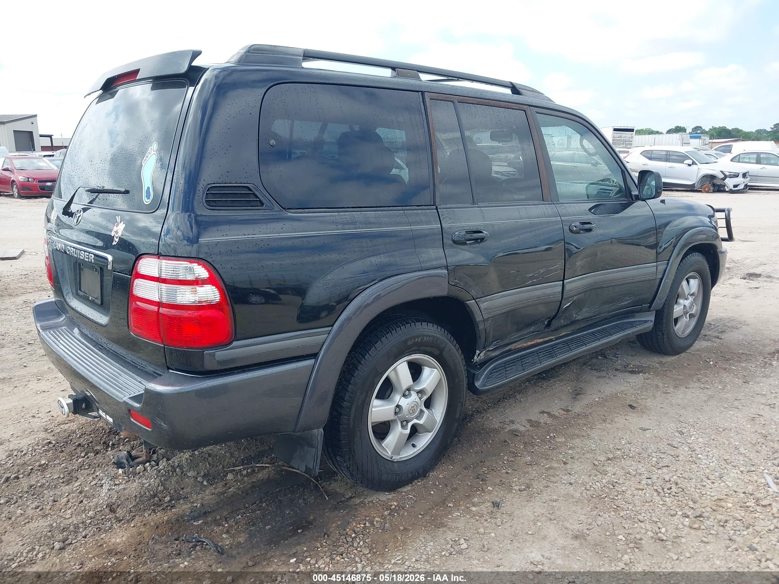 2004 Toyota Land Cruiser   Черный vin: JTEHT05J742067096