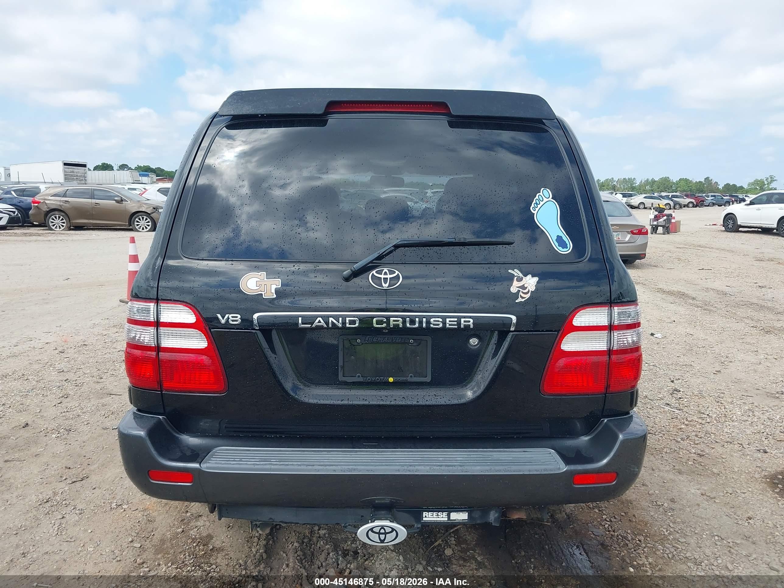 2004 Toyota Land Cruiser   Черный vin: JTEHT05J742067096