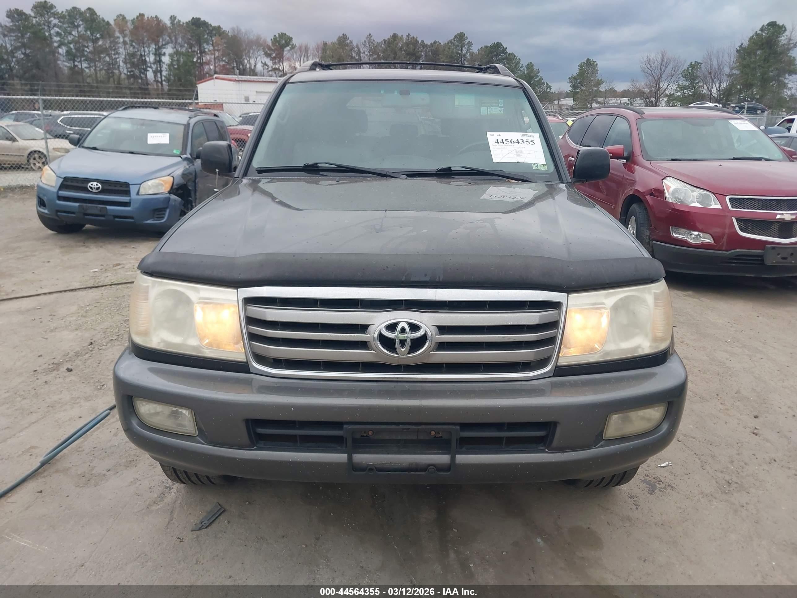 2007 Toyota Land Cruiser V8 Black vin: JTEHT05J772104507