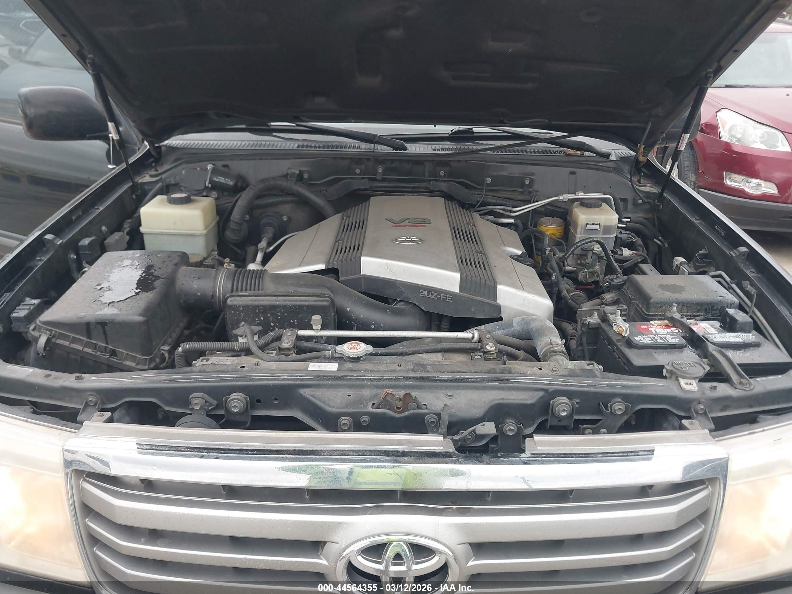 2007 Toyota Land Cruiser V8 Black vin: JTEHT05J772104507