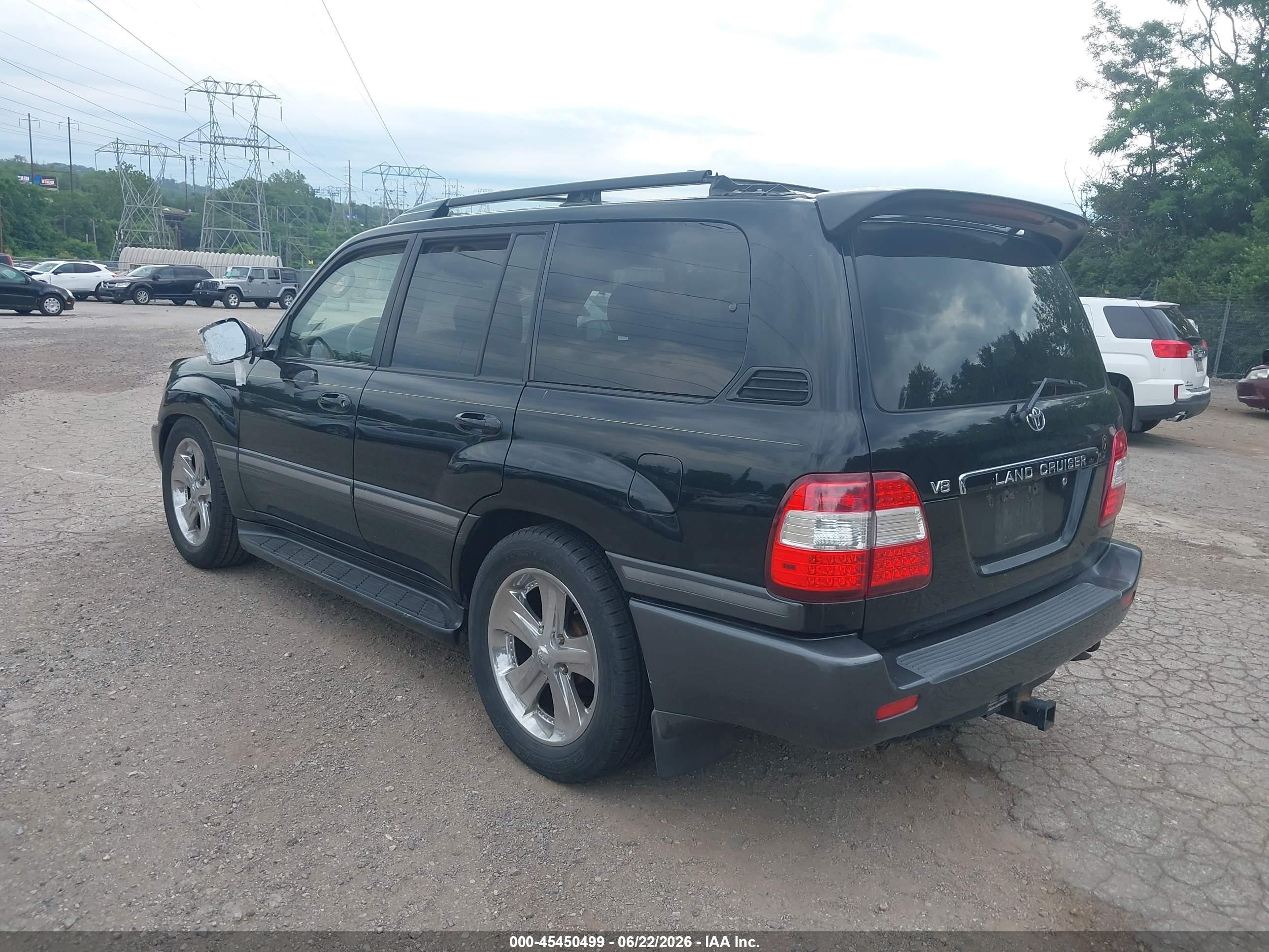 2007 Toyota Land Cruiser V8 (a5) Black vin: JTEHT05J772111473