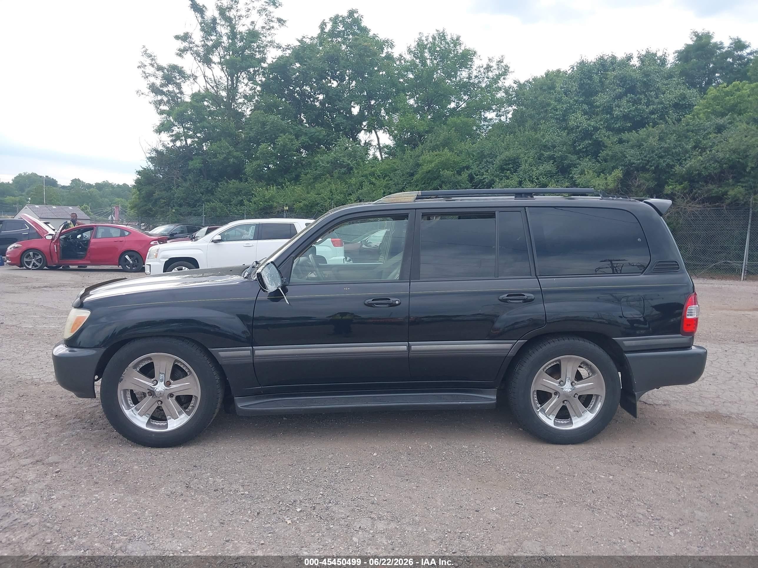 2007 Toyota Land Cruiser V8 (a5) Black vin: JTEHT05J772111473