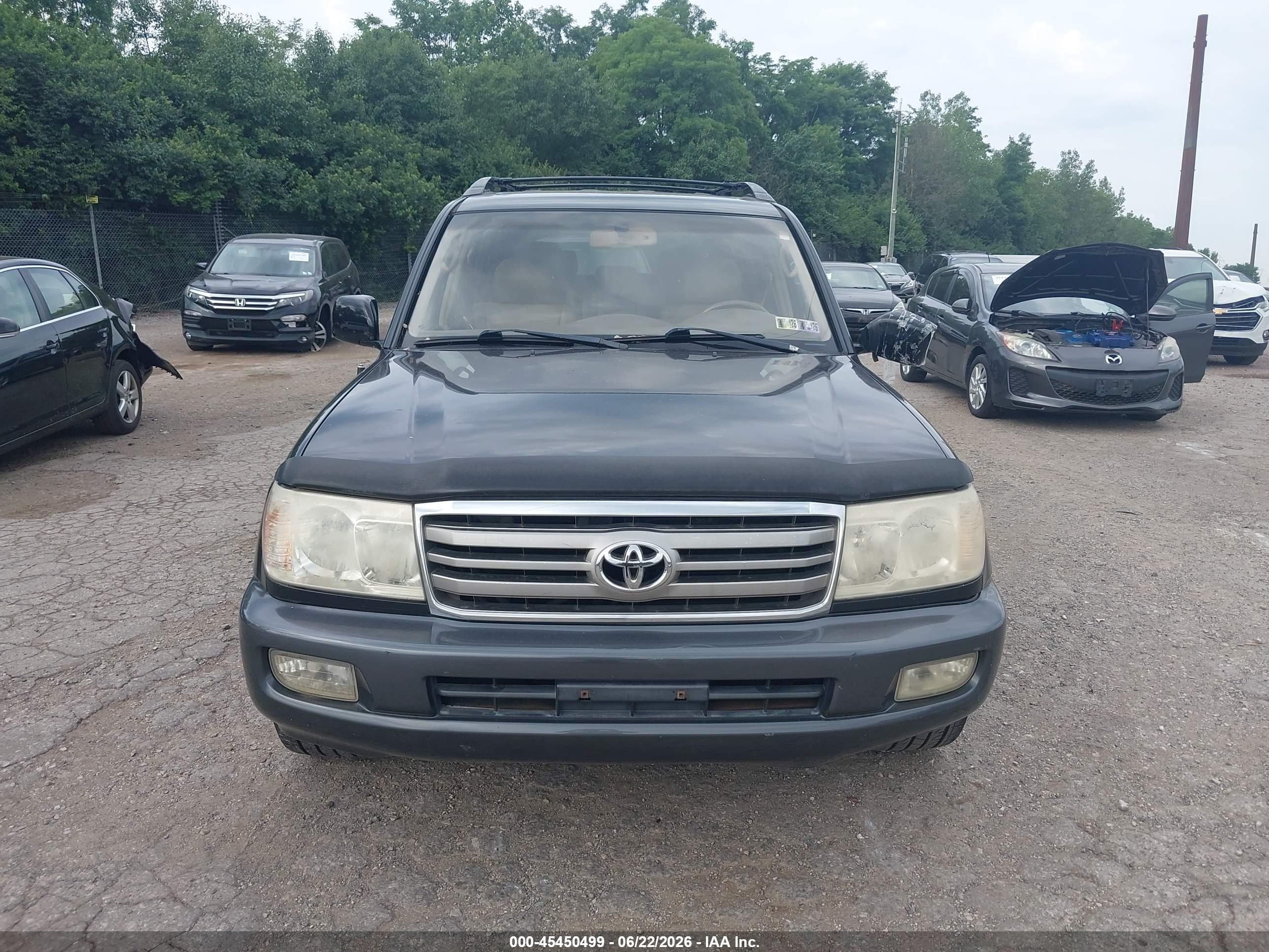 2007 Toyota Land Cruiser V8 (a5) Black vin: JTEHT05J772111473
