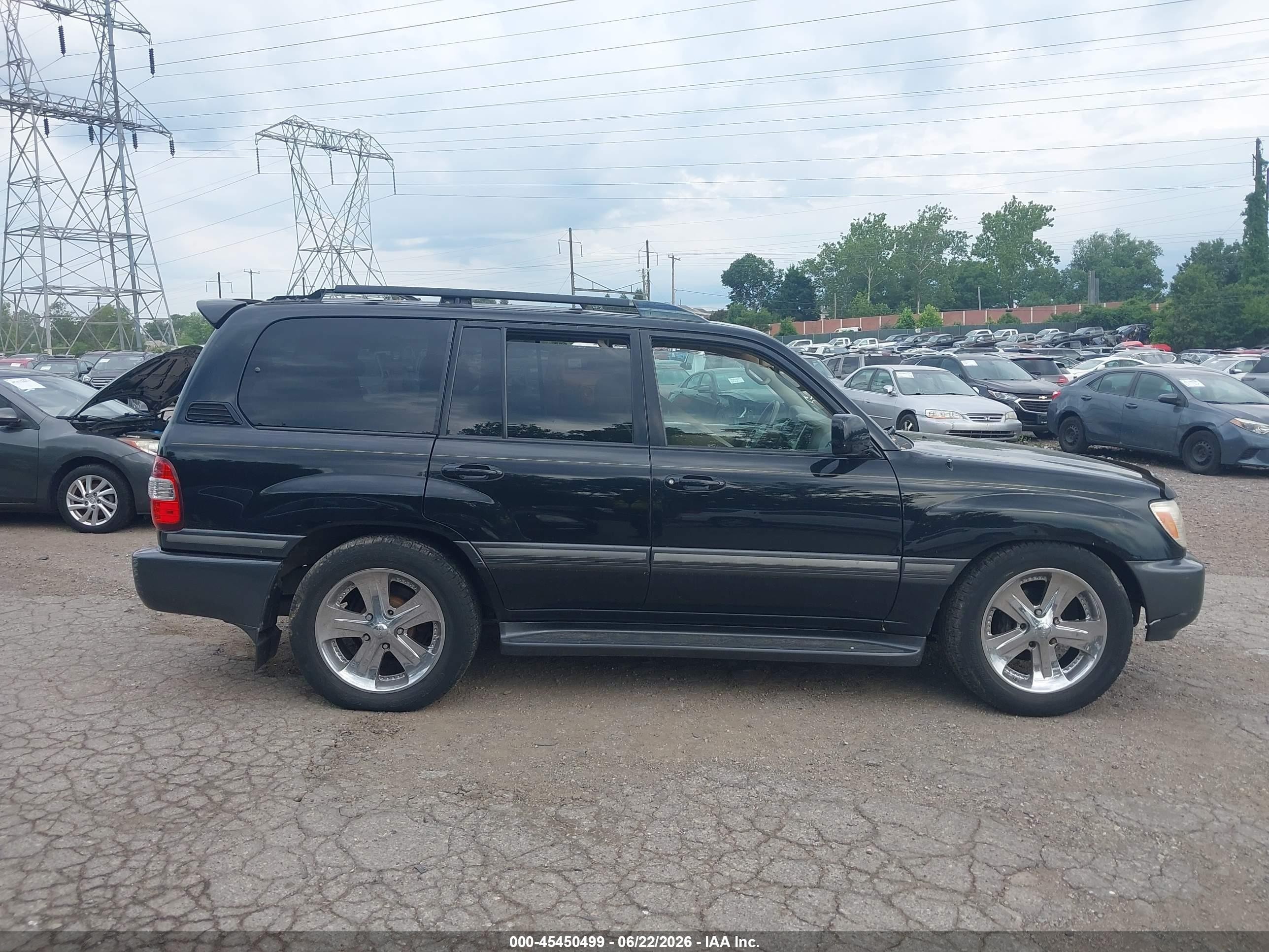 2007 Toyota Land Cruiser V8 (a5) Black vin: JTEHT05J772111473