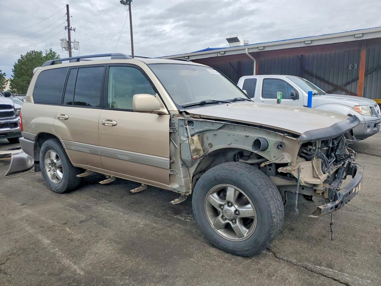 2007 Toyota Land Cruiser Base Золотой vin: JTEHT05J772113658