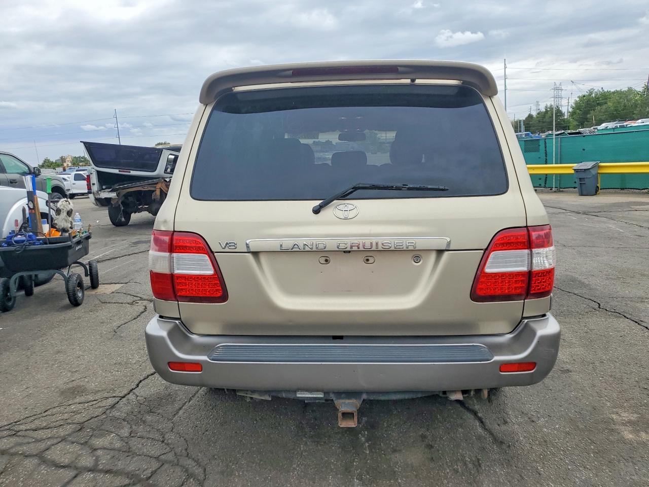 2007 Toyota Land Cruiser Base Золотой vin: JTEHT05J772113658