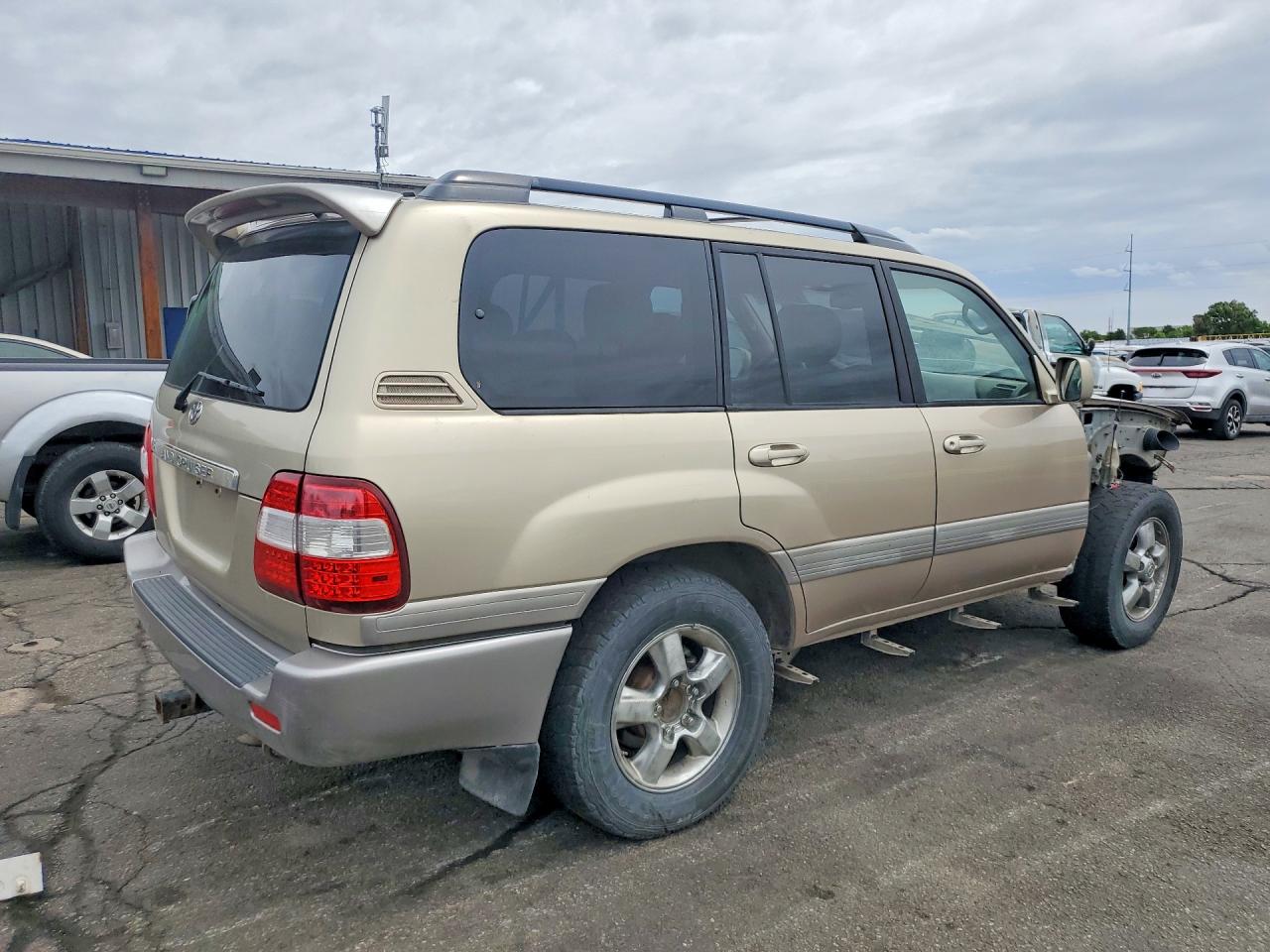 2007 Toyota Land Cruiser Base Золотой vin: JTEHT05J772113658