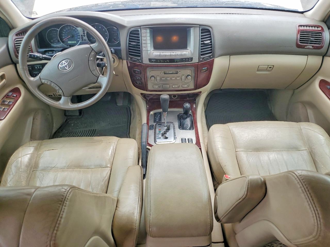 2007 Toyota Land Cruiser Base Золотой vin: JTEHT05J772113658