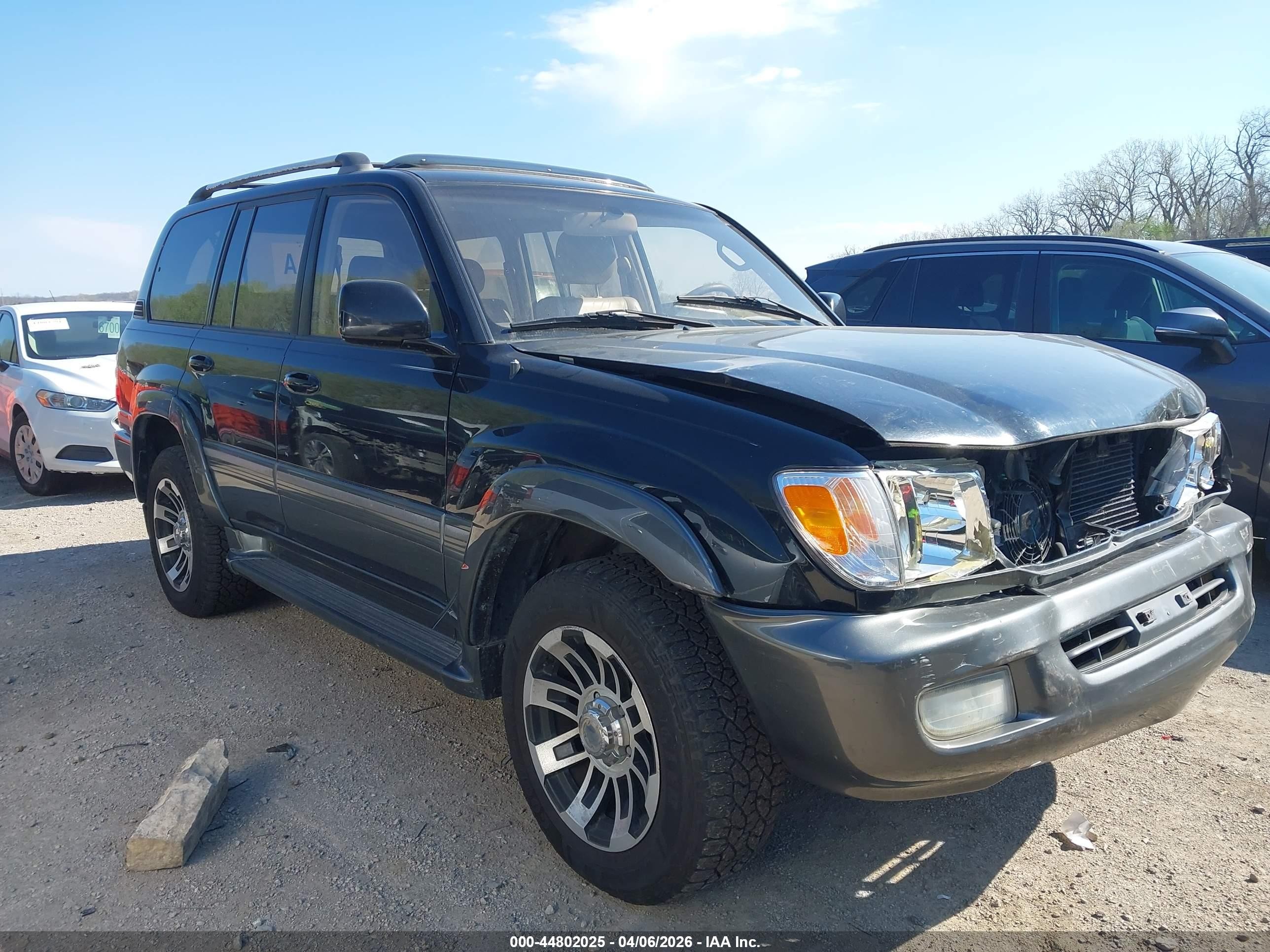 2001 Toyota Land Cruiser   Black vin: JTEHT05J812002088
