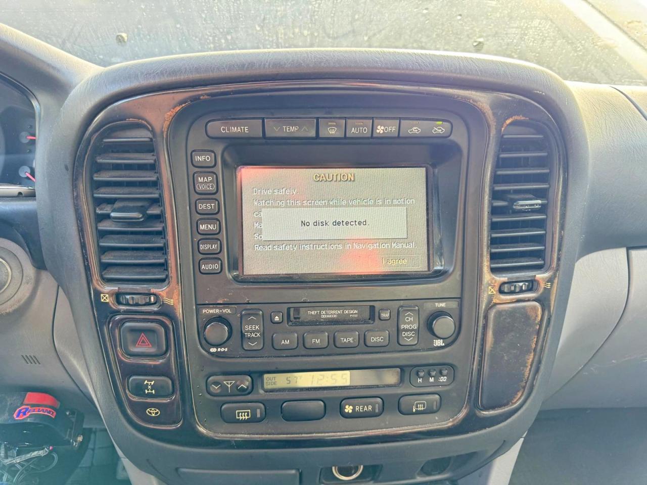 2002 Toyota Land Cruiser Base Black vin: JTEHT05J822017210