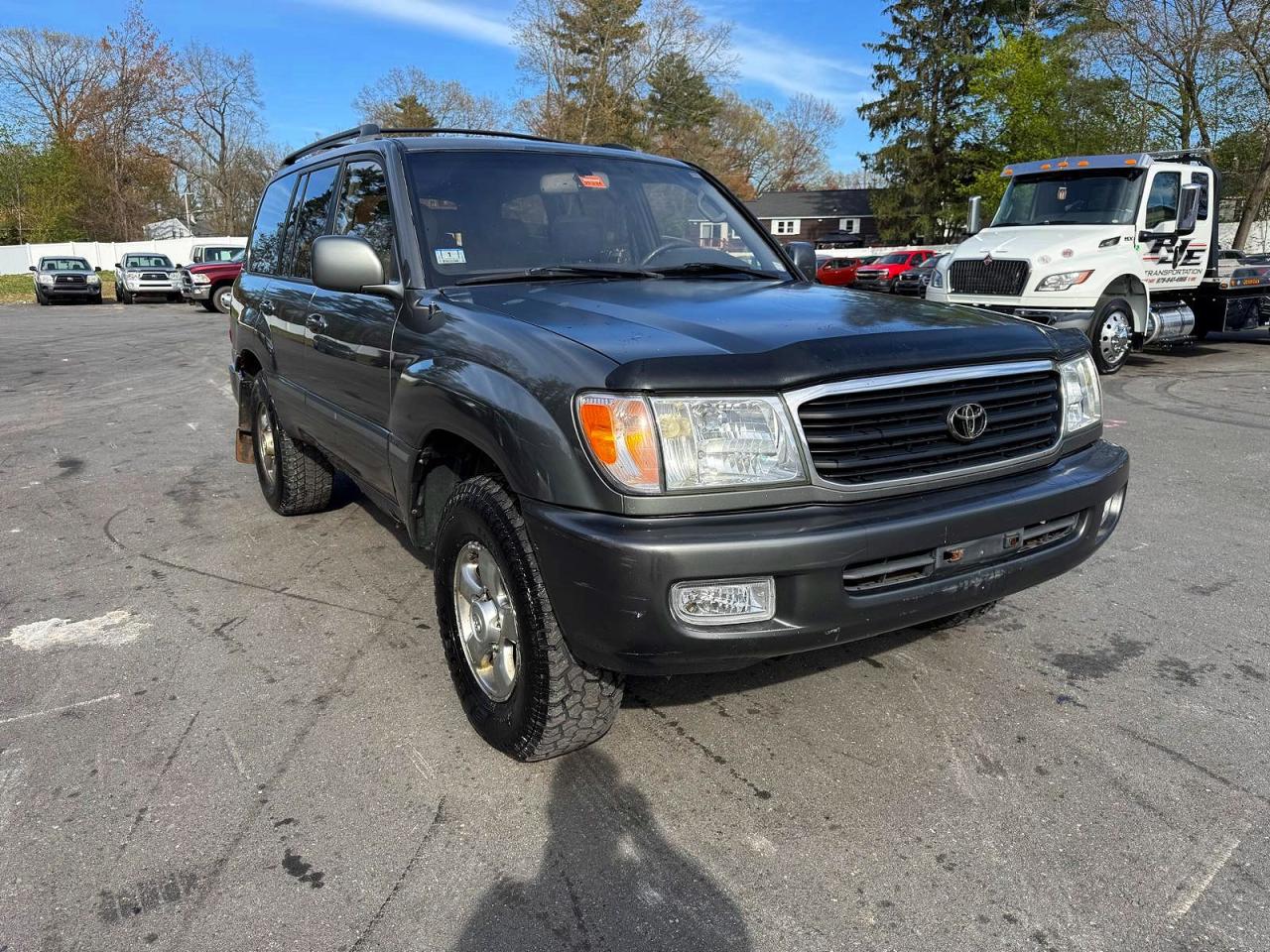2002 Toyota Land Cruiser Base Black vin: JTEHT05J822017210