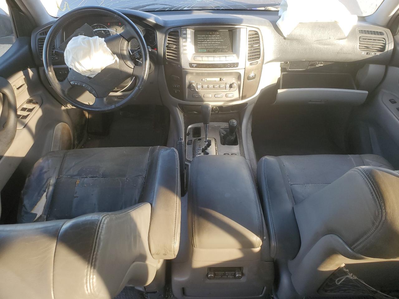 2003 Toyota Land Cruiser Gray vin: JTEHT05J832033232