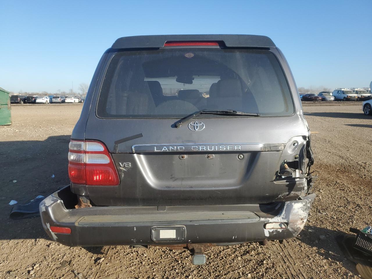 2003 Toyota Land Cruiser Gray vin: JTEHT05J832033232
