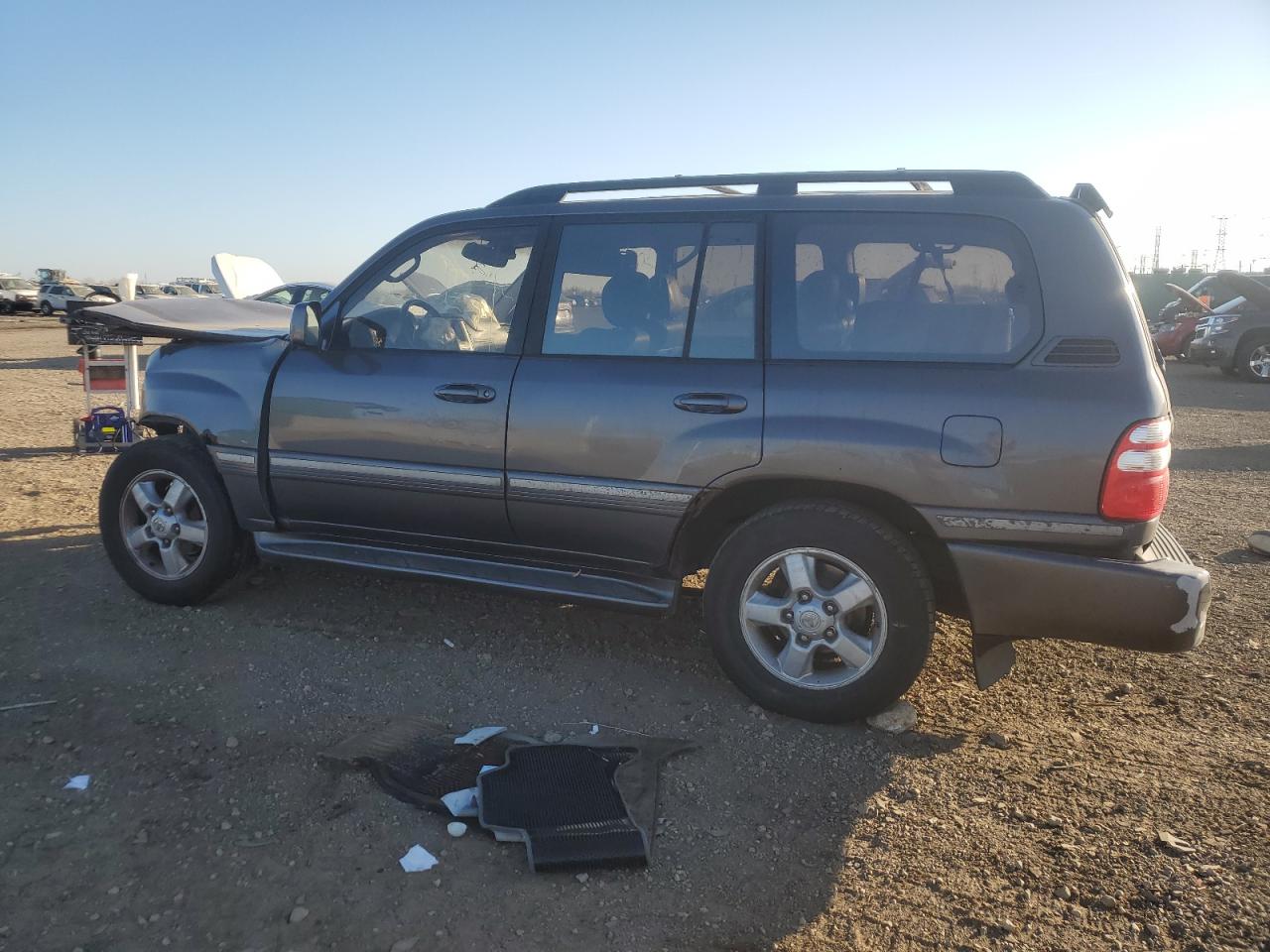 2003 Toyota Land Cruiser Gray vin: JTEHT05J832033232