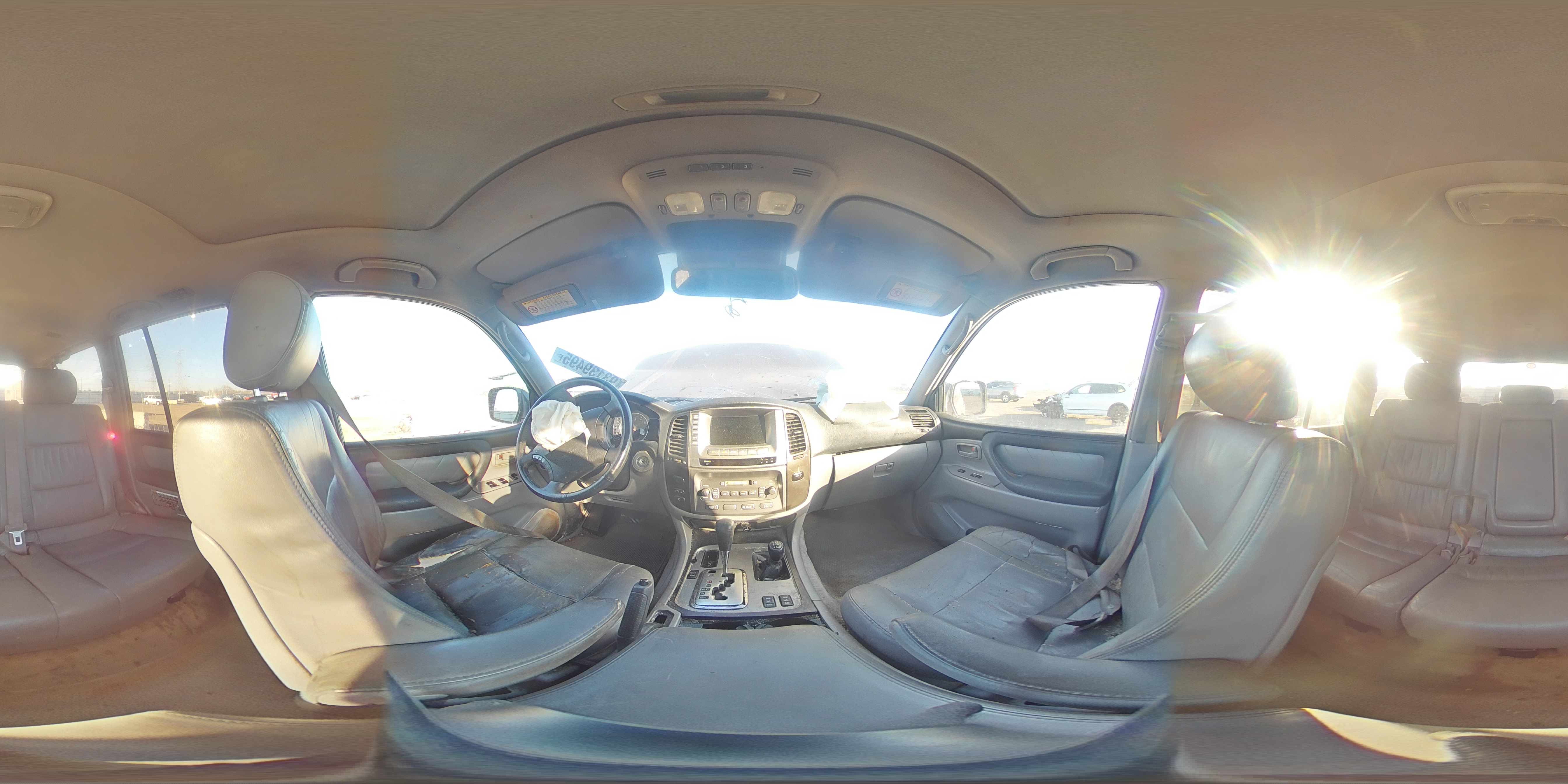 2003 Toyota Land Cruiser Gray vin: JTEHT05J832033232