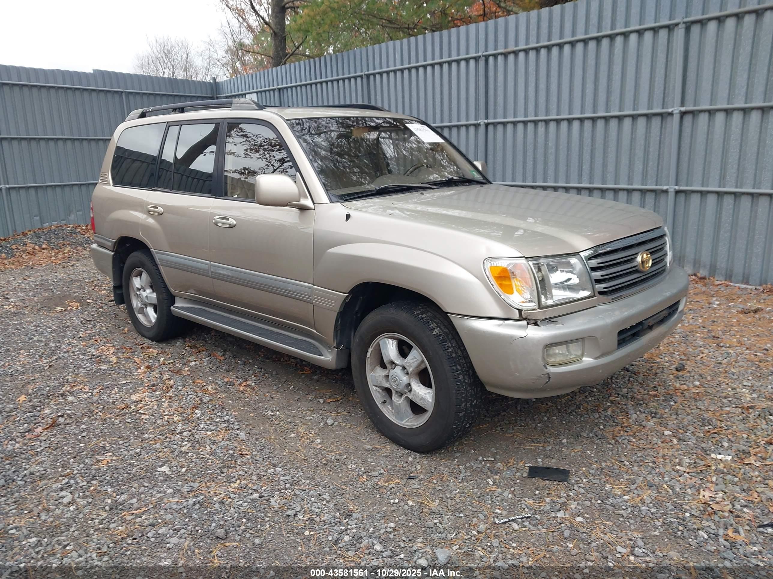 2003 Toyota Land Cruiser   Желто-коричневый vin: JTEHT05J832035756