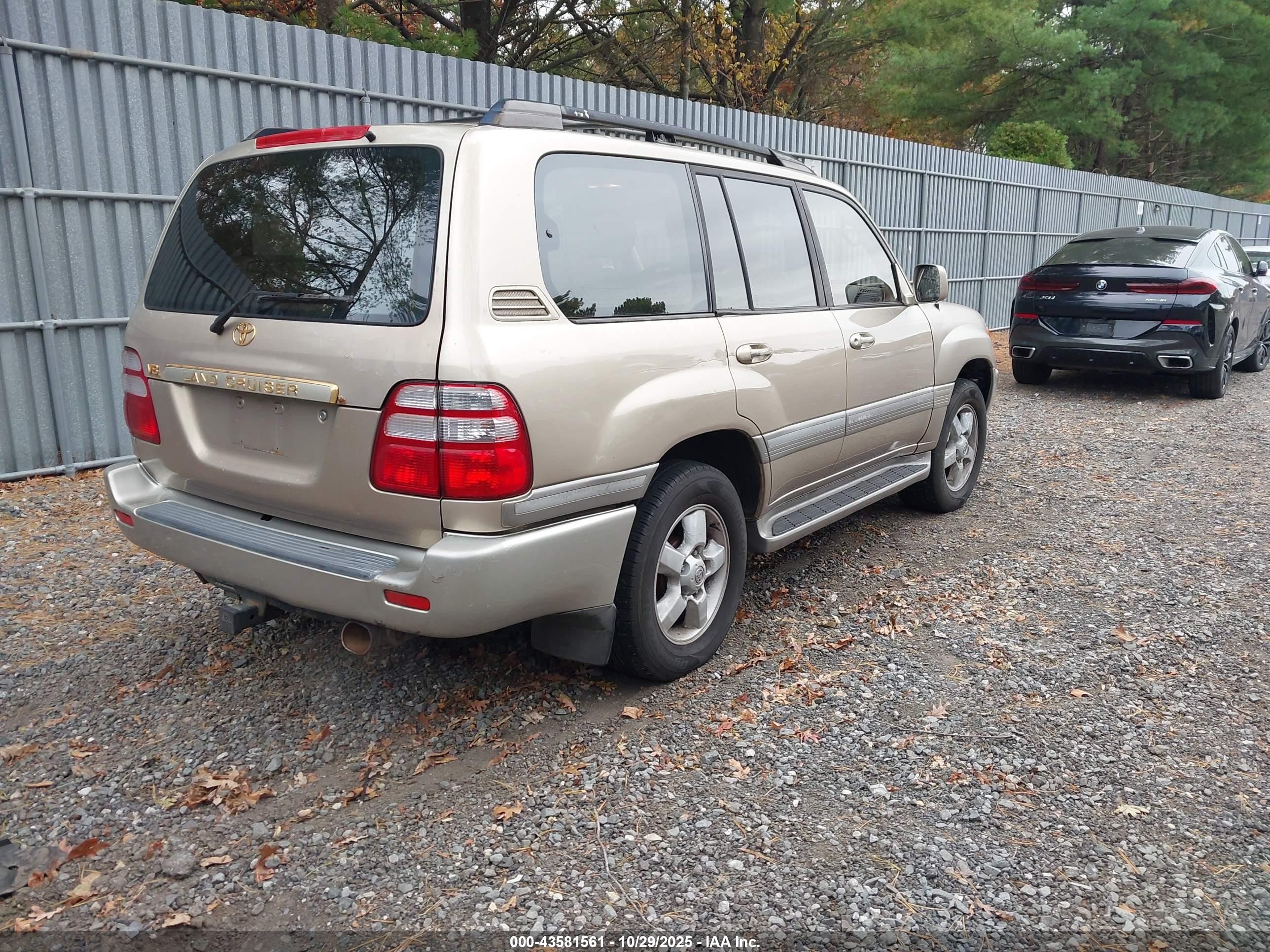 2003 Toyota Land Cruiser   Tan vin: JTEHT05J832035756