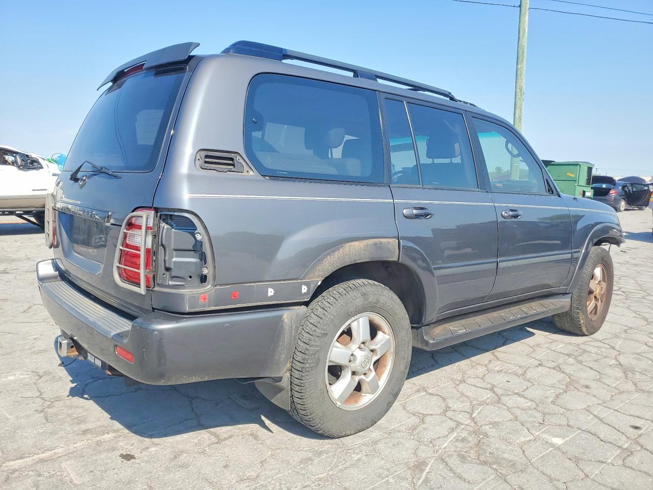 2003 Toyota Land Cruiser Base Gray vin: JTEHT05J832038267