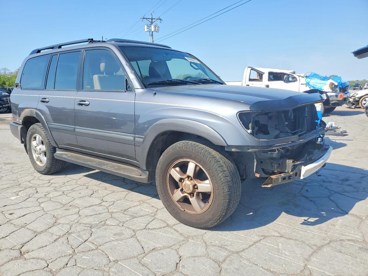 2003 Toyota Land Cruiser Base Gray vin: JTEHT05J832038267