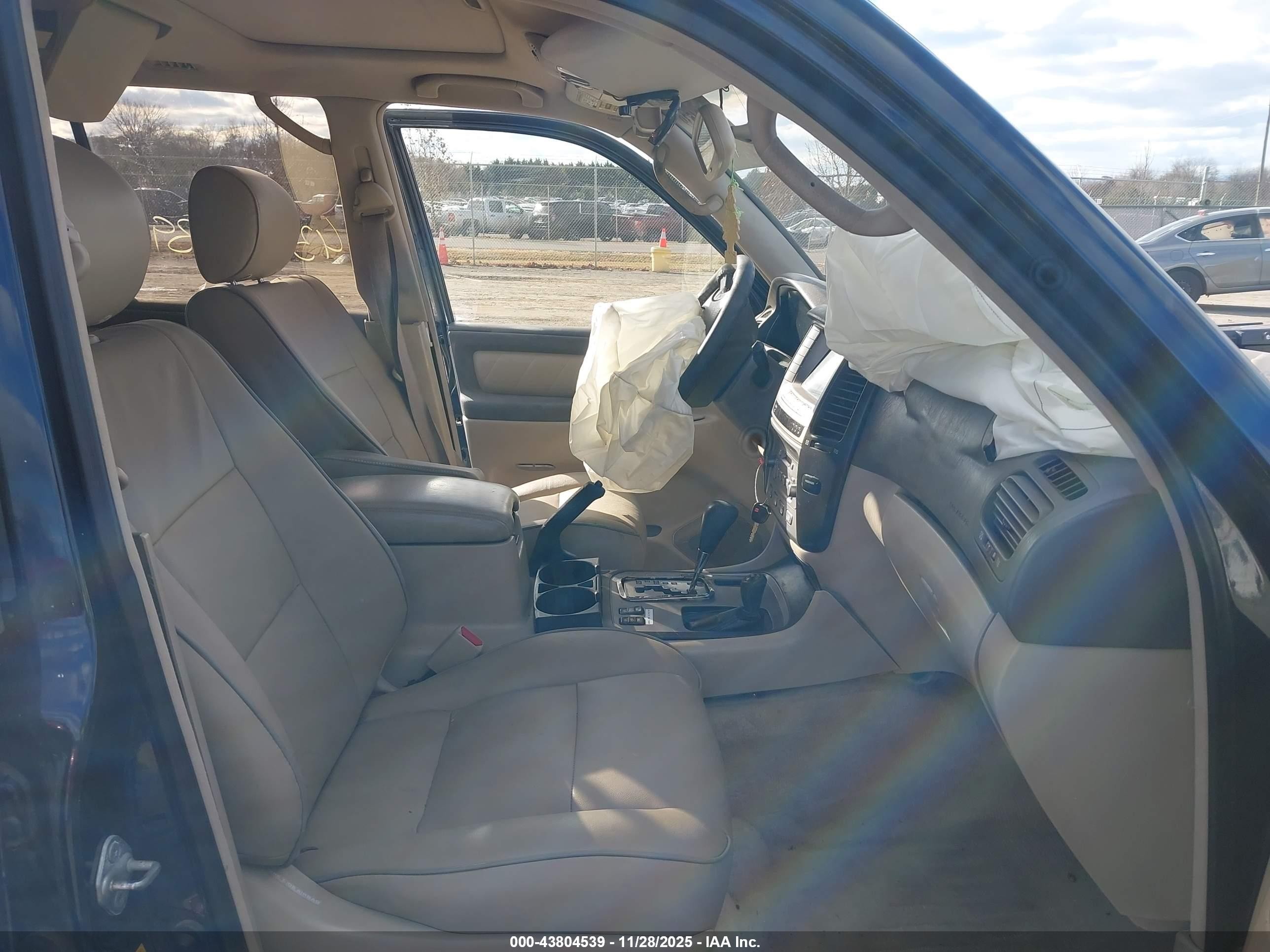 2003 Toyota Land Cruiser   Синий vin: JTEHT05J832043971